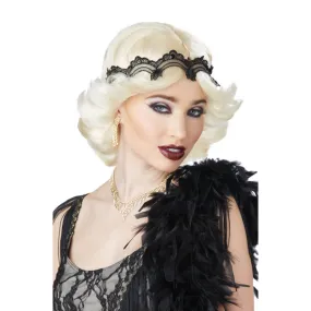 20's Glitz and Glamour Wig with Headband - Blonde