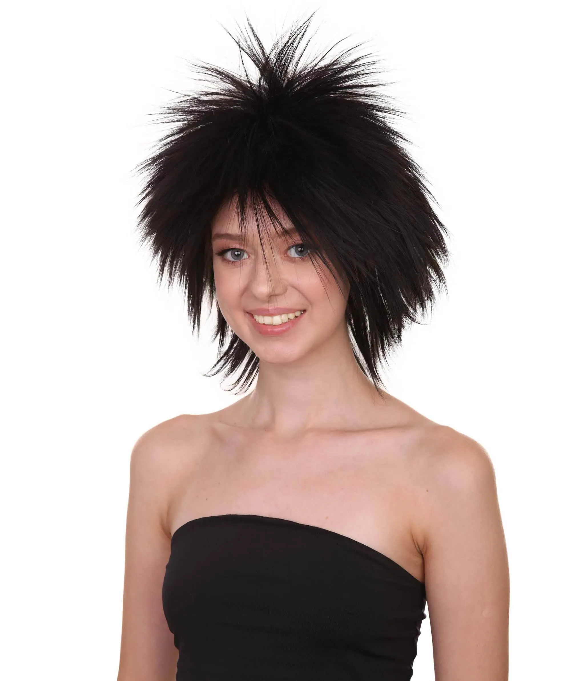 80's Rock Star Disco Funky Punk Collection Women's Wig | Multiple Colors Cosplay Halloween Wig | Premium Breathable Capless Cap