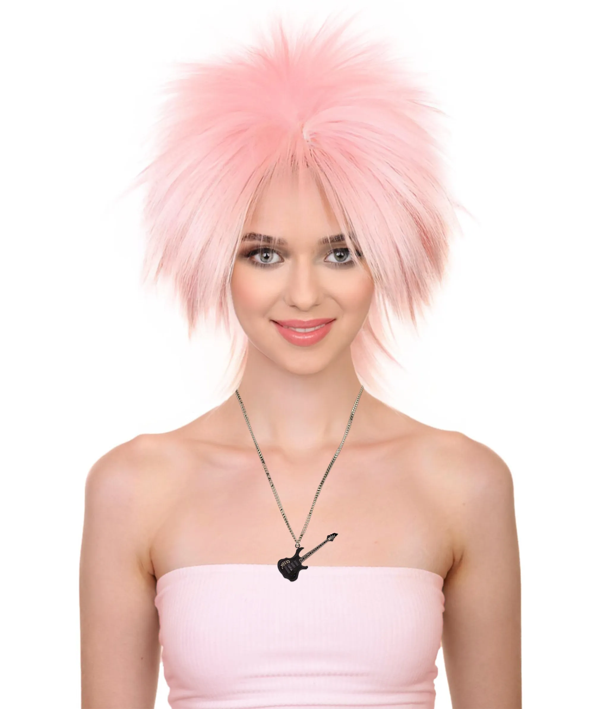 80's Rock Star Disco Funky Punk Collection Women's Wig | Multiple Colors Cosplay Halloween Wig | Premium Breathable Capless Cap