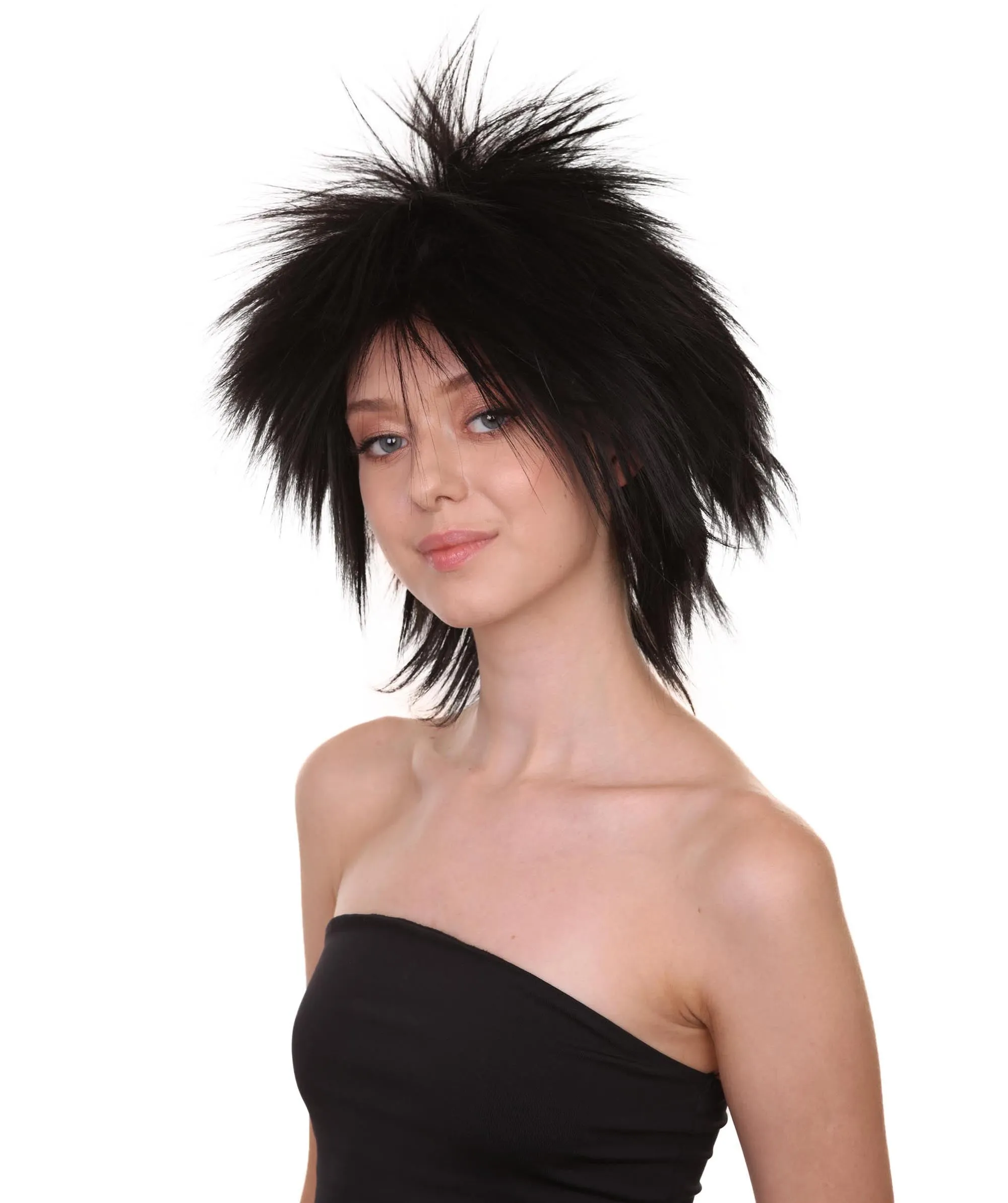 80's Rock Star Disco Funky Punk Collection Women's Wig | Multiple Colors Cosplay Halloween Wig | Premium Breathable Capless Cap