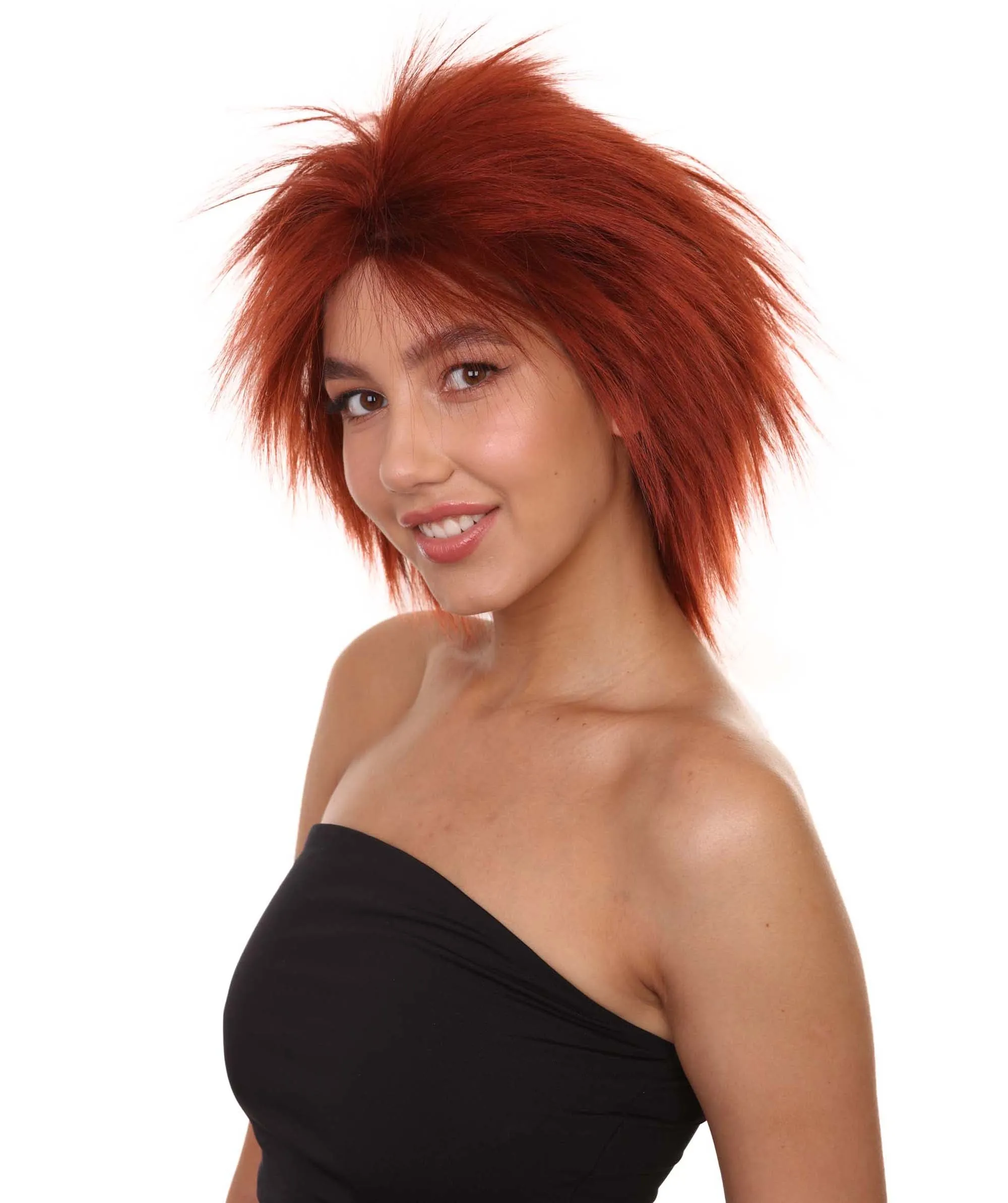 80's Rock Star Disco Funky Punk Collection Women's Wig | Multiple Colors Cosplay Halloween Wig | Premium Breathable Capless Cap