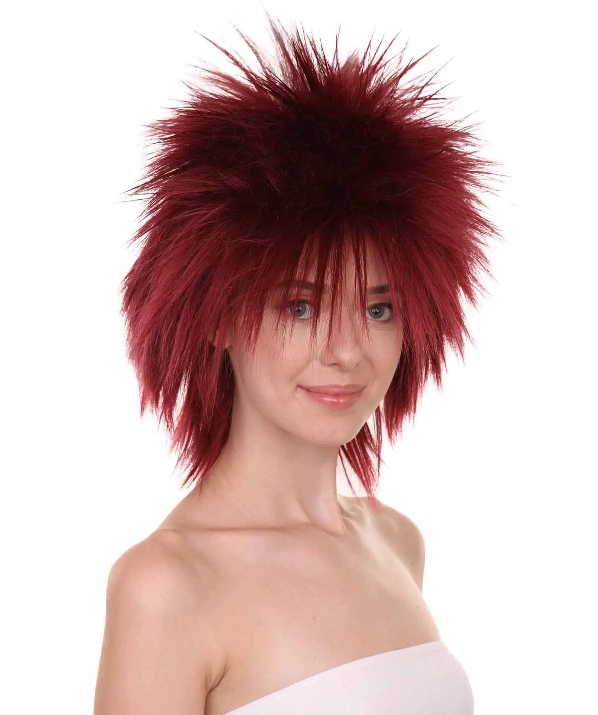 80's Rock Star Disco Funky Punk Collection Women's Wig | Multiple Colors Cosplay Halloween Wig | Premium Breathable Capless Cap