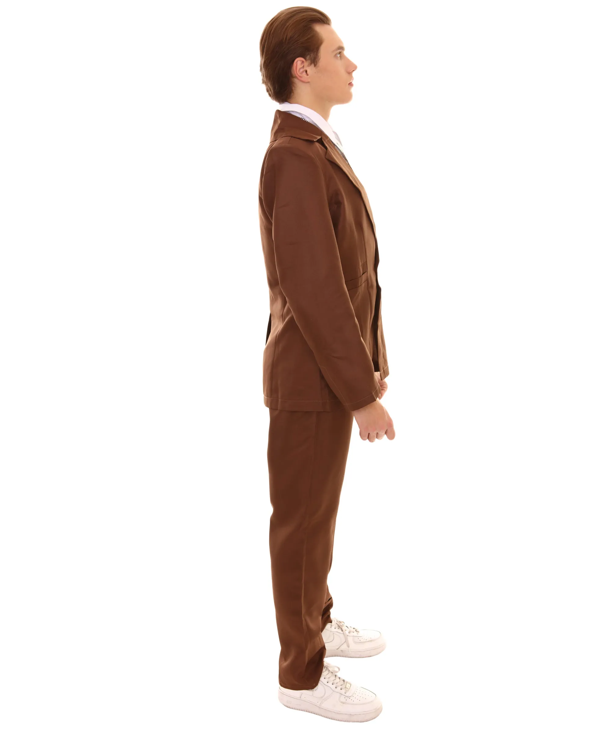 80's Rock Star Suit Costume with Dickie and Tie | Premium Halloween Costume | Multiple Color Options