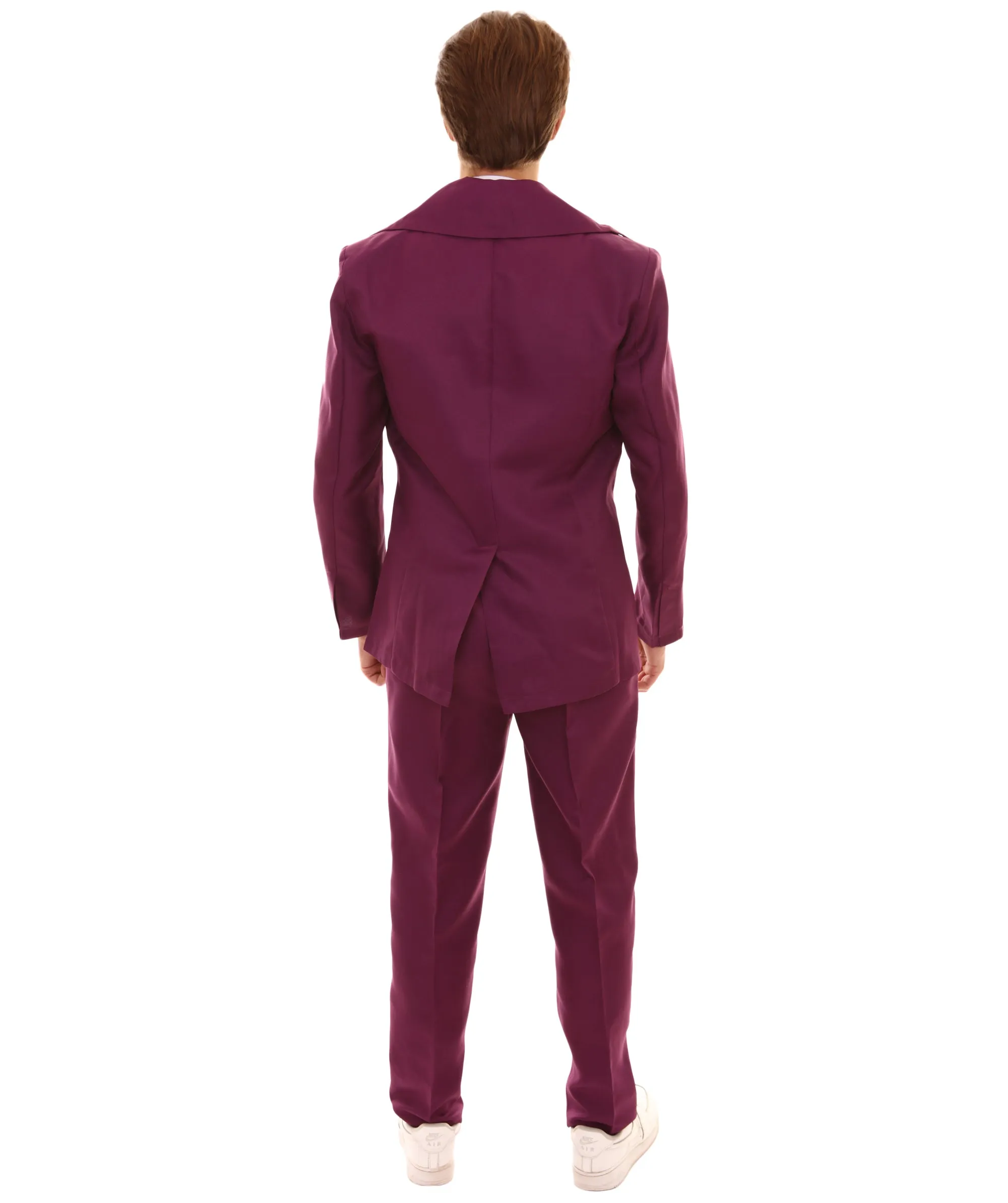 80's Rock Star Suit Costume with Dickie and Tie | Premium Halloween Costume | Multiple Color Options