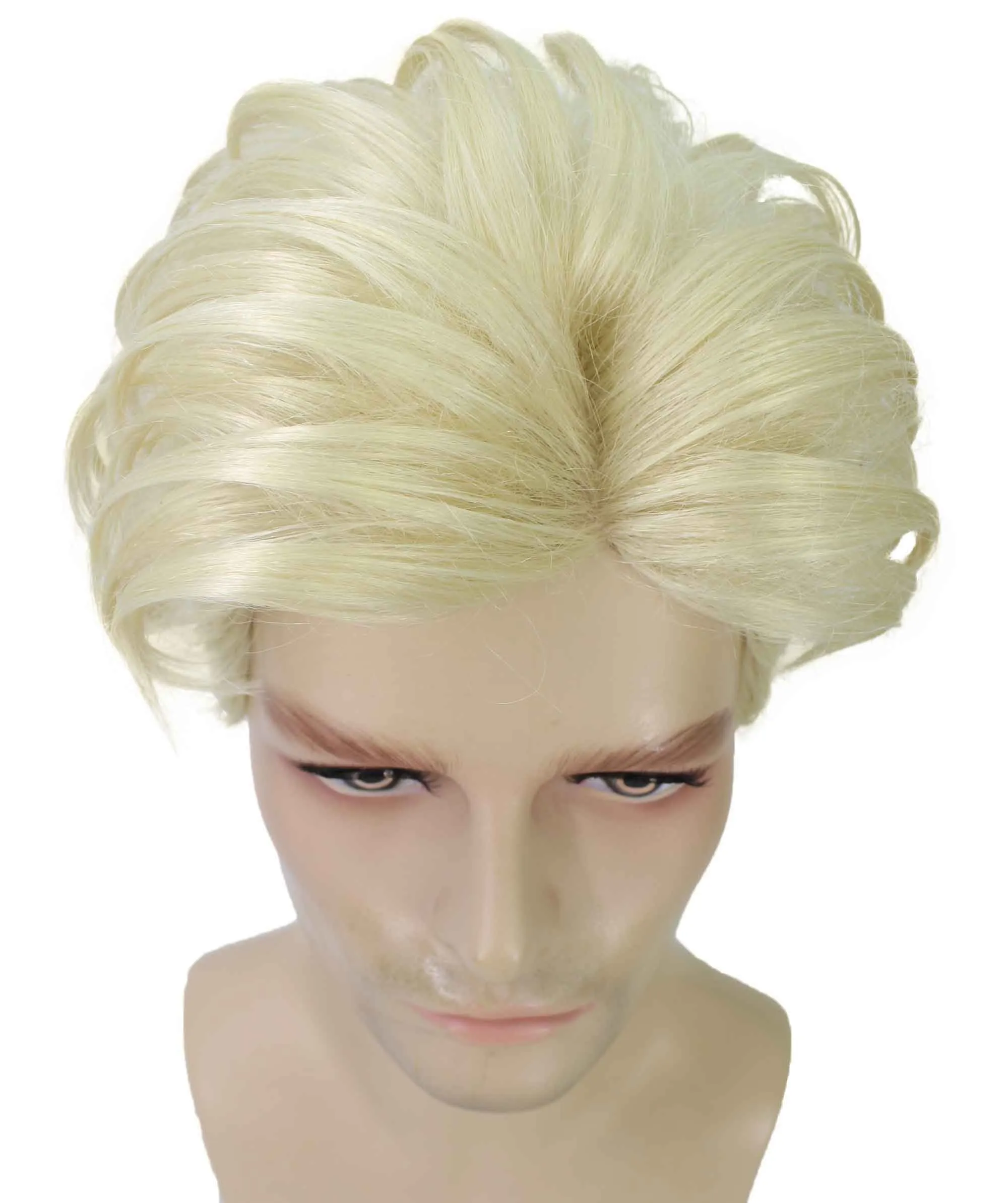 90's Rave Guy | Men's Short Gelled Middle Part | Halloween Wig | Multiple colors