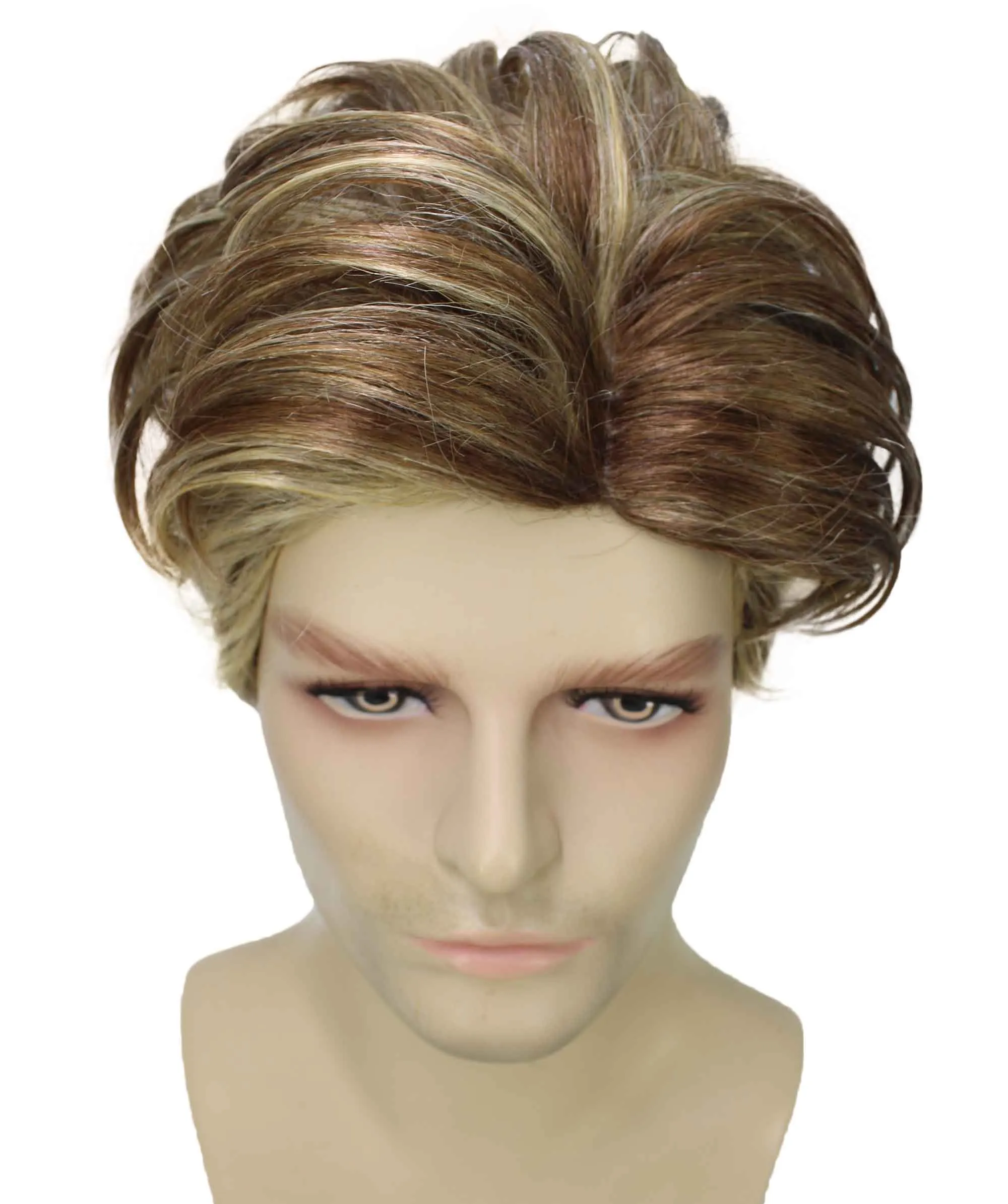 90's Rave Guy | Men's Short Gelled Middle Part | Halloween Wig | Multiple colors