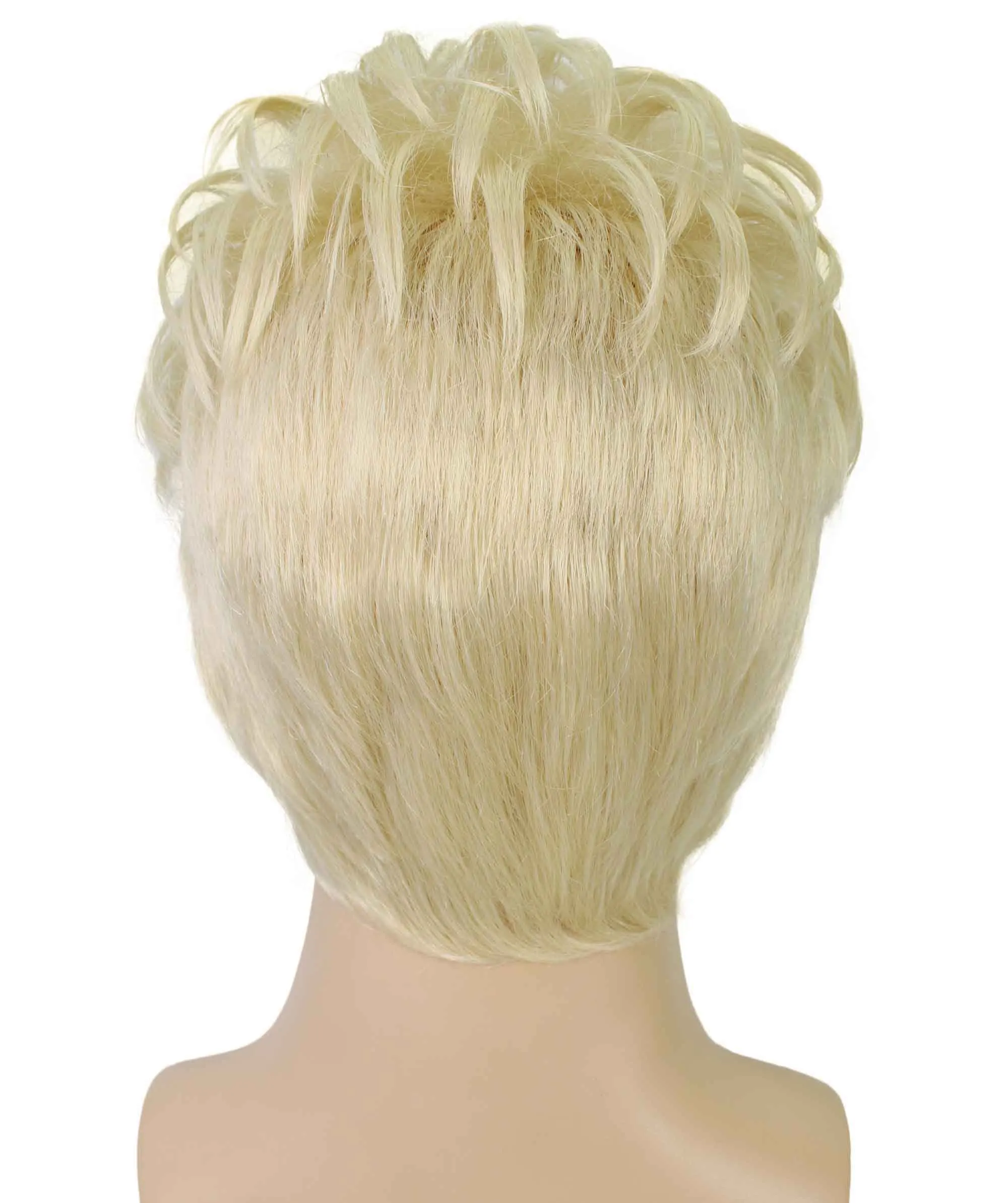 90's Rave Guy | Men's Short Gelled Middle Part | Halloween Wig | Multiple colors