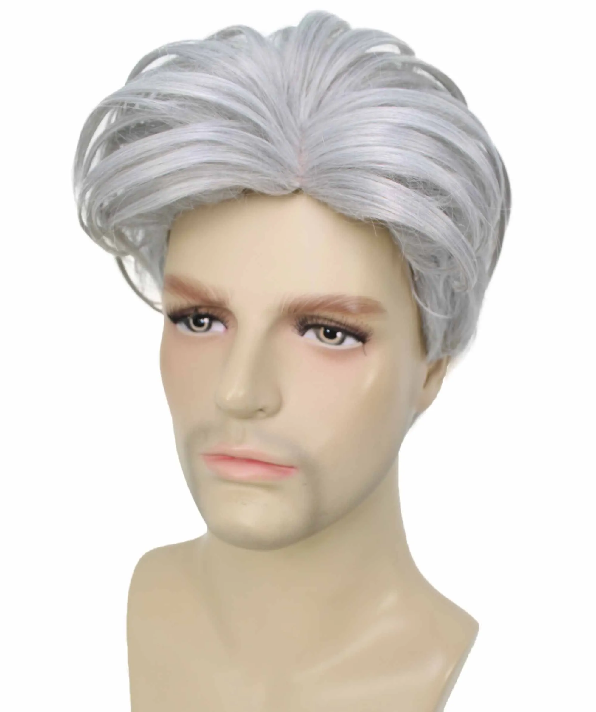 90's Rave Guy | Men's Short Gelled Middle Part | Halloween Wig | Multiple colors