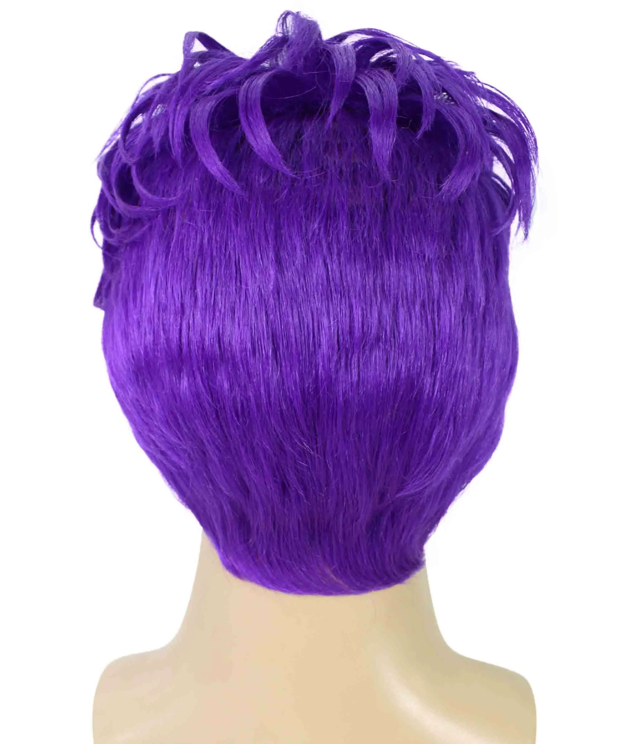 90's Rave Guy | Men's Short Gelled Middle Part | Halloween Wig | Multiple colors