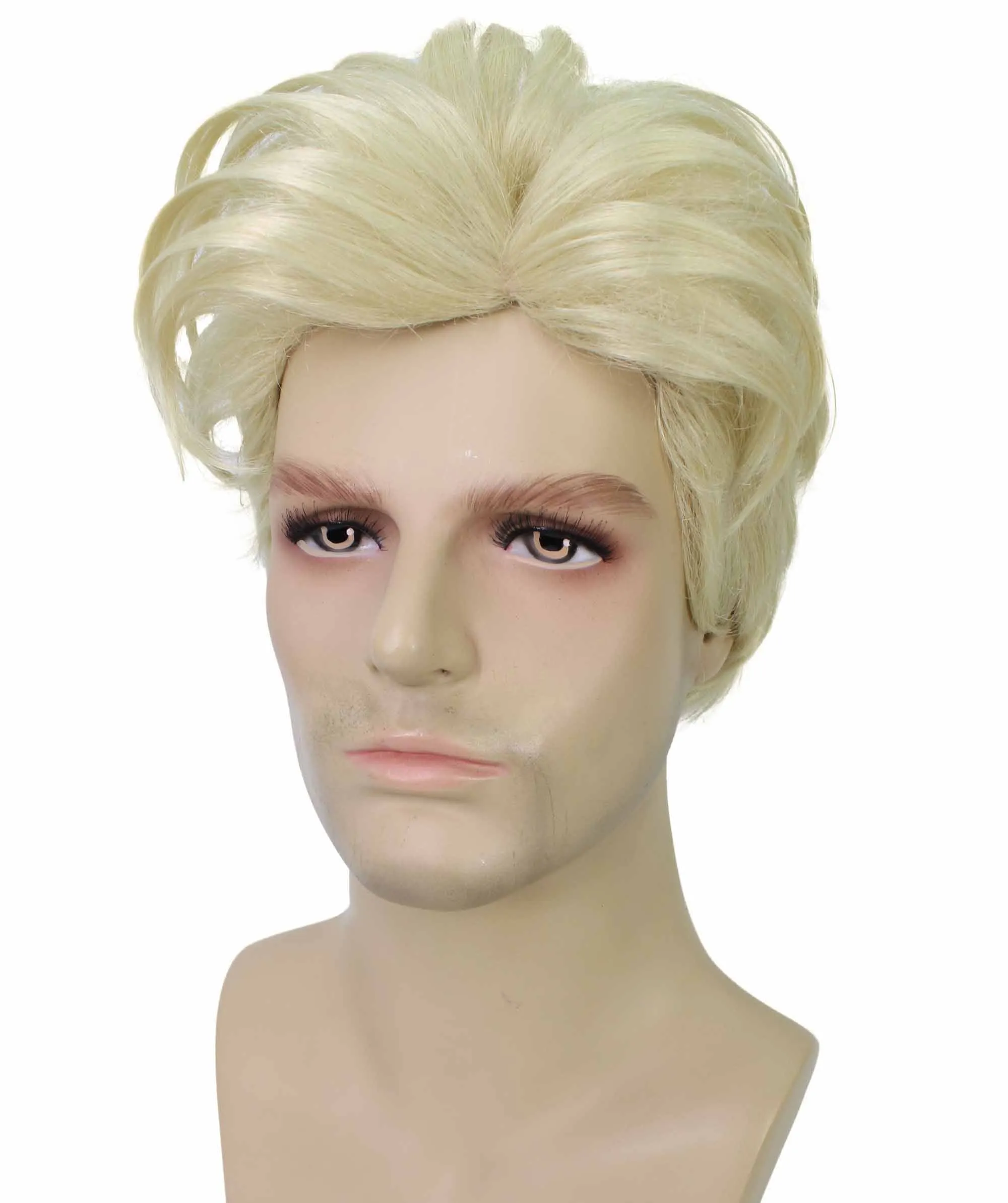 90's Rave Guy | Men's Short Gelled Middle Part | Halloween Wig | Multiple colors