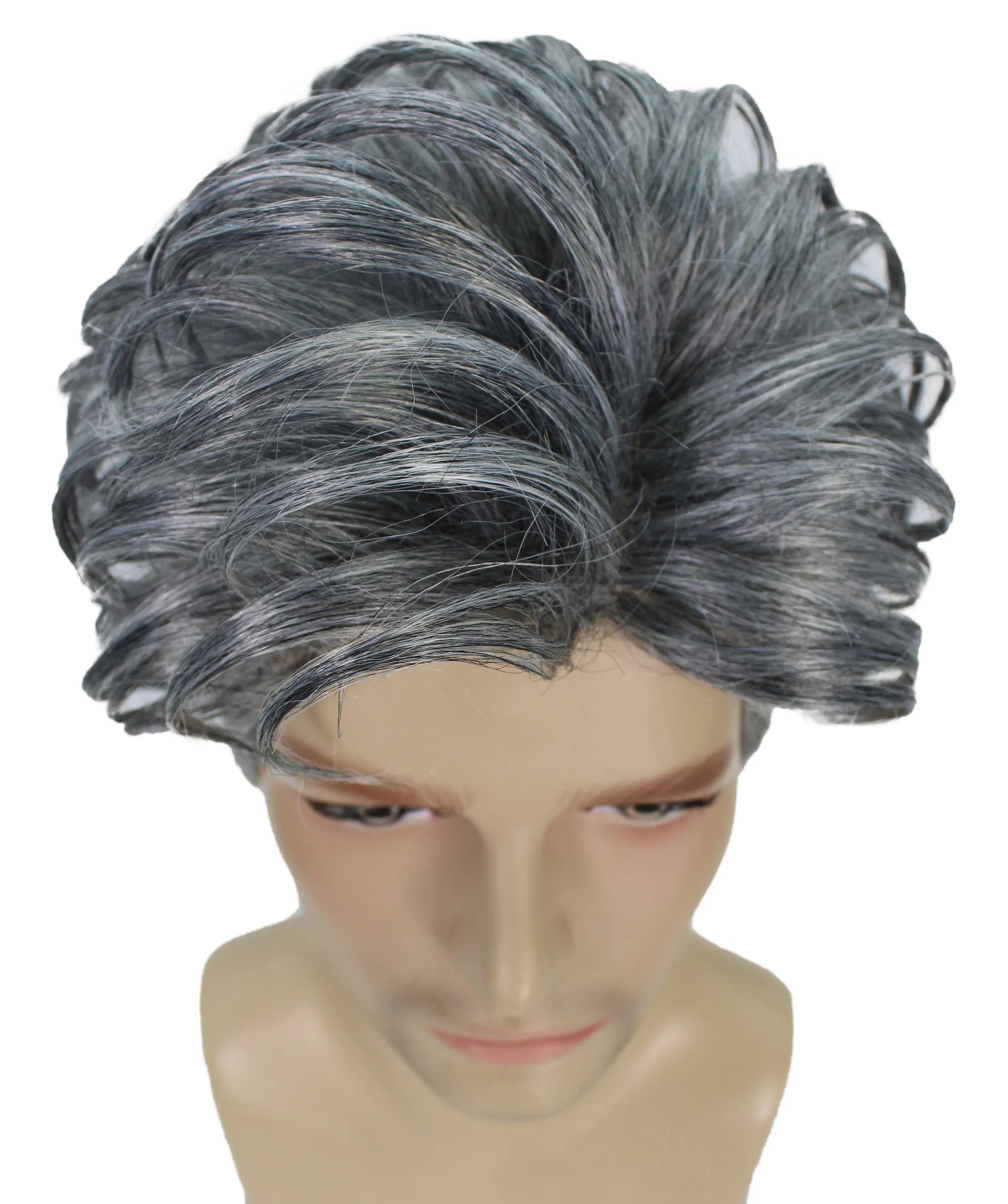 90's Rave Guy | Men's Short Gelled Middle Part | Halloween Wig | Multiple colors