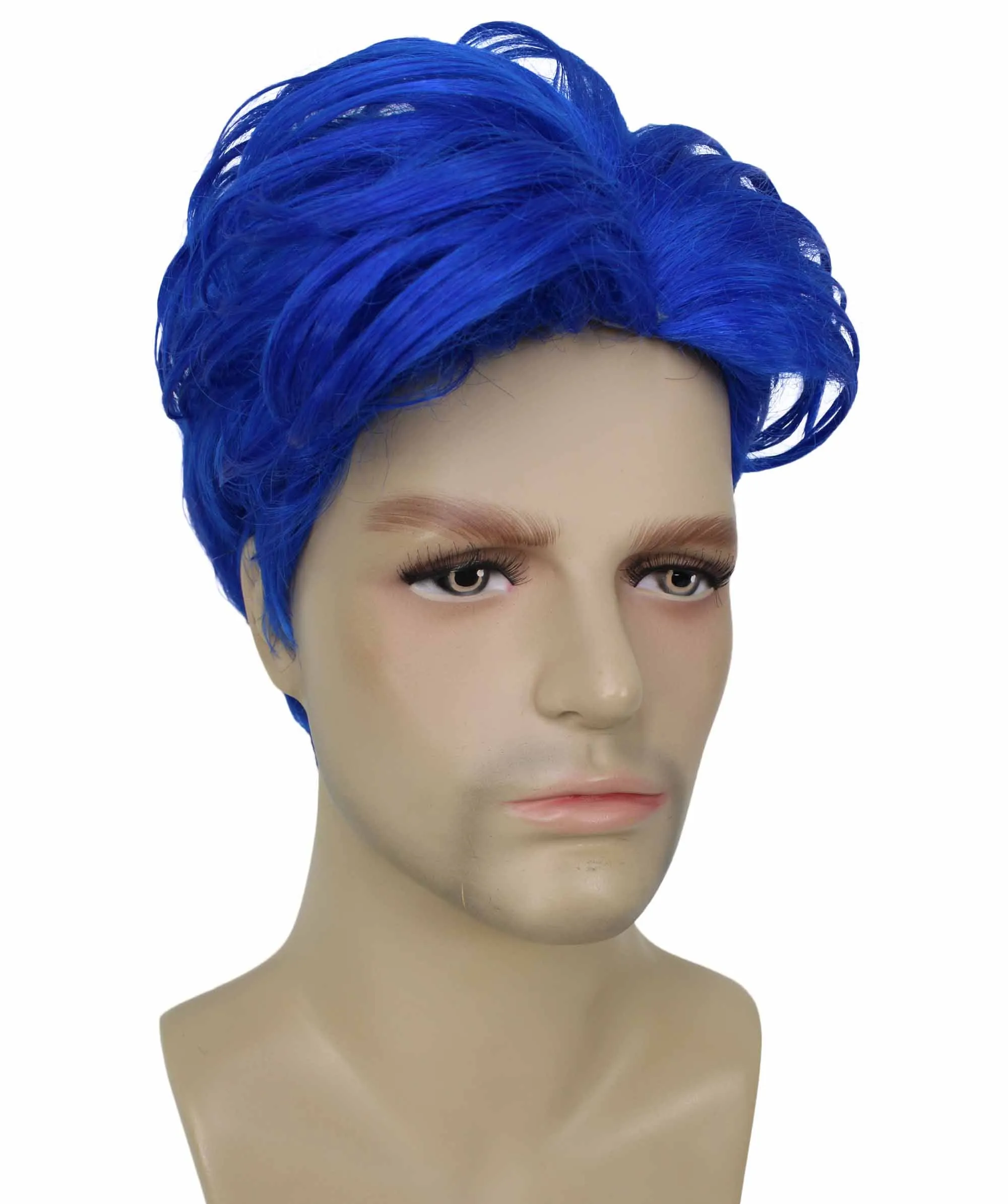 90's Rave Guy | Men's Short Gelled Middle Part | Halloween Wig | Multiple colors