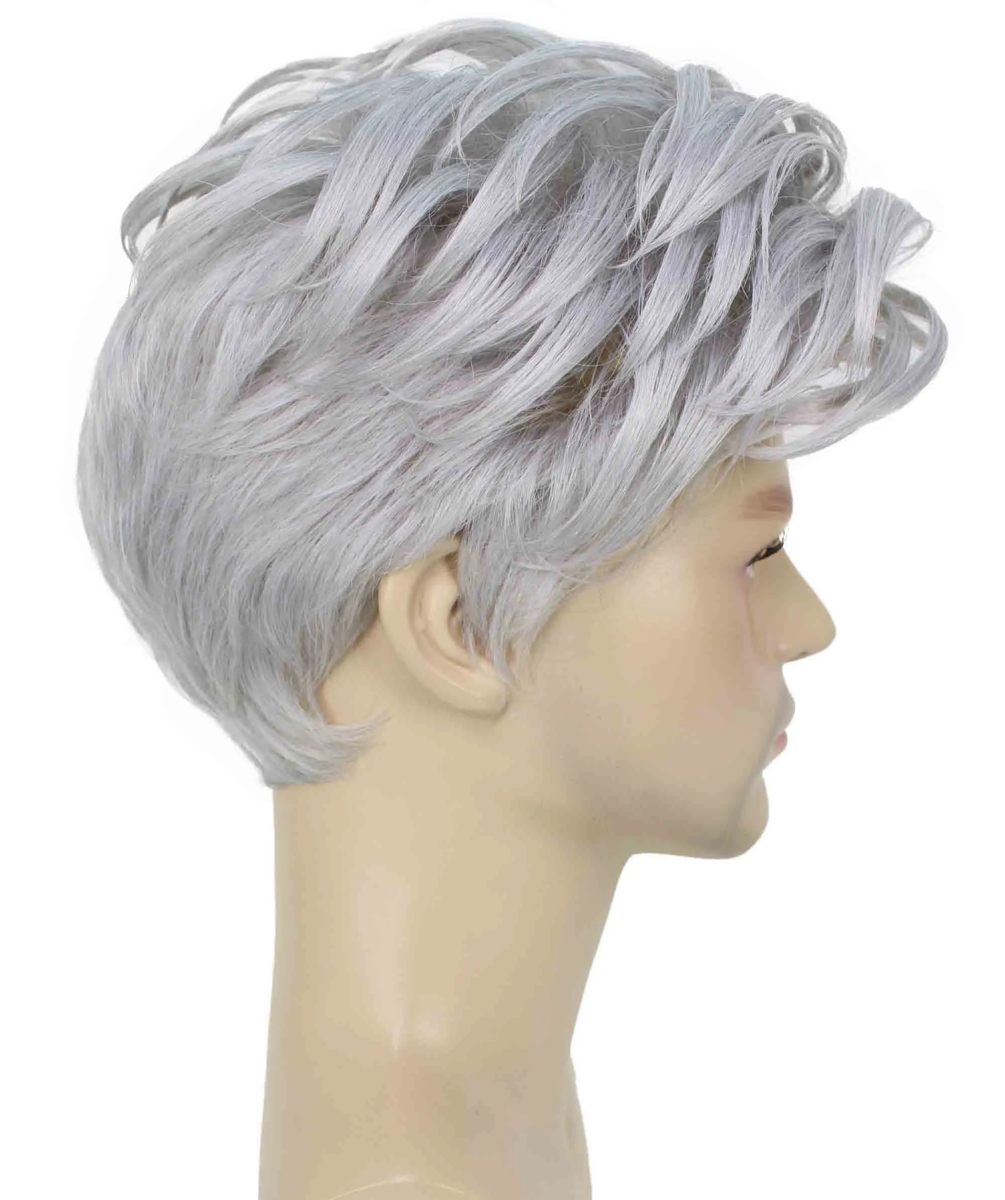 90's Rave Guy | Men's Short Gelled Middle Part | Halloween Wig | Multiple colors