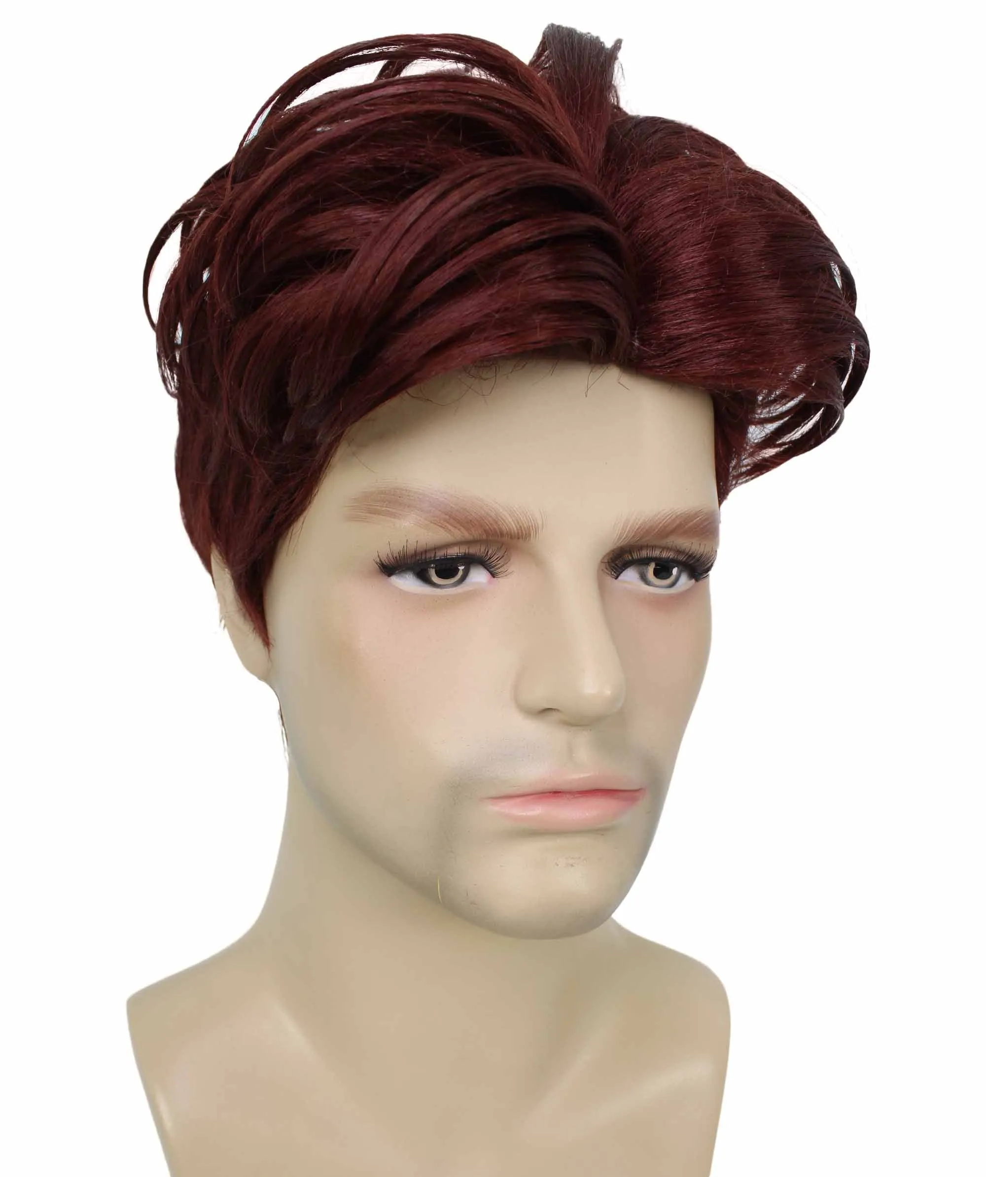 90's Rave Guy | Men's Short Gelled Middle Part | Halloween Wig | Multiple colors