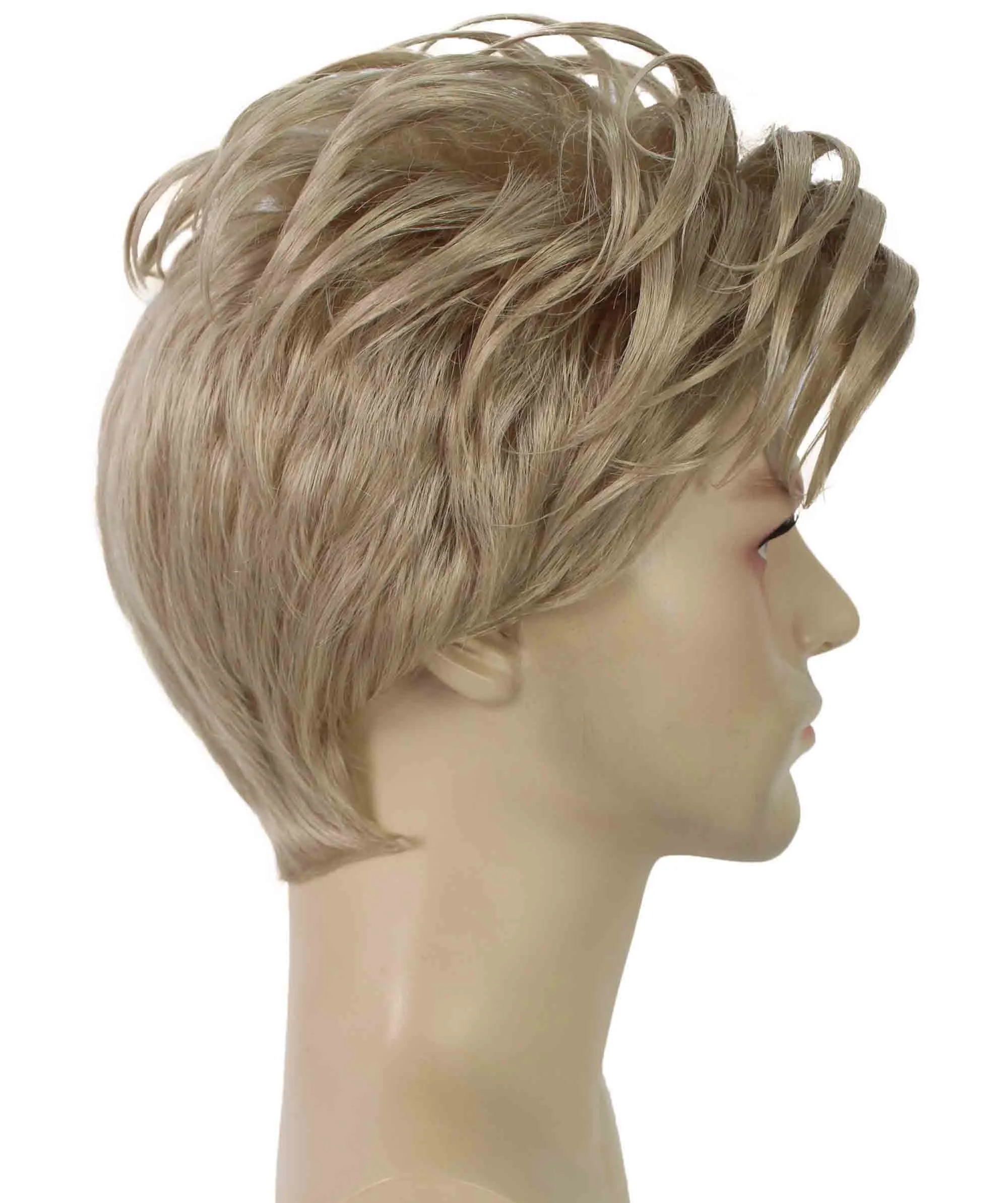 90's Rave Guy | Men's Short Gelled Middle Part | Halloween Wig | Multiple colors