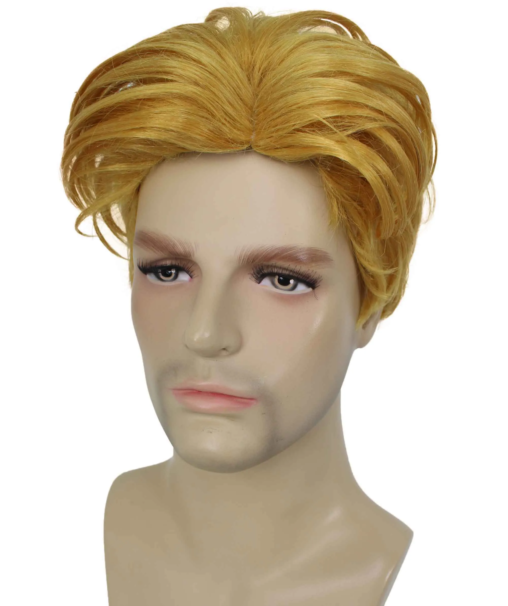 90's Rave Guy | Men's Short Gelled Middle Part | Halloween Wig | Multiple colors