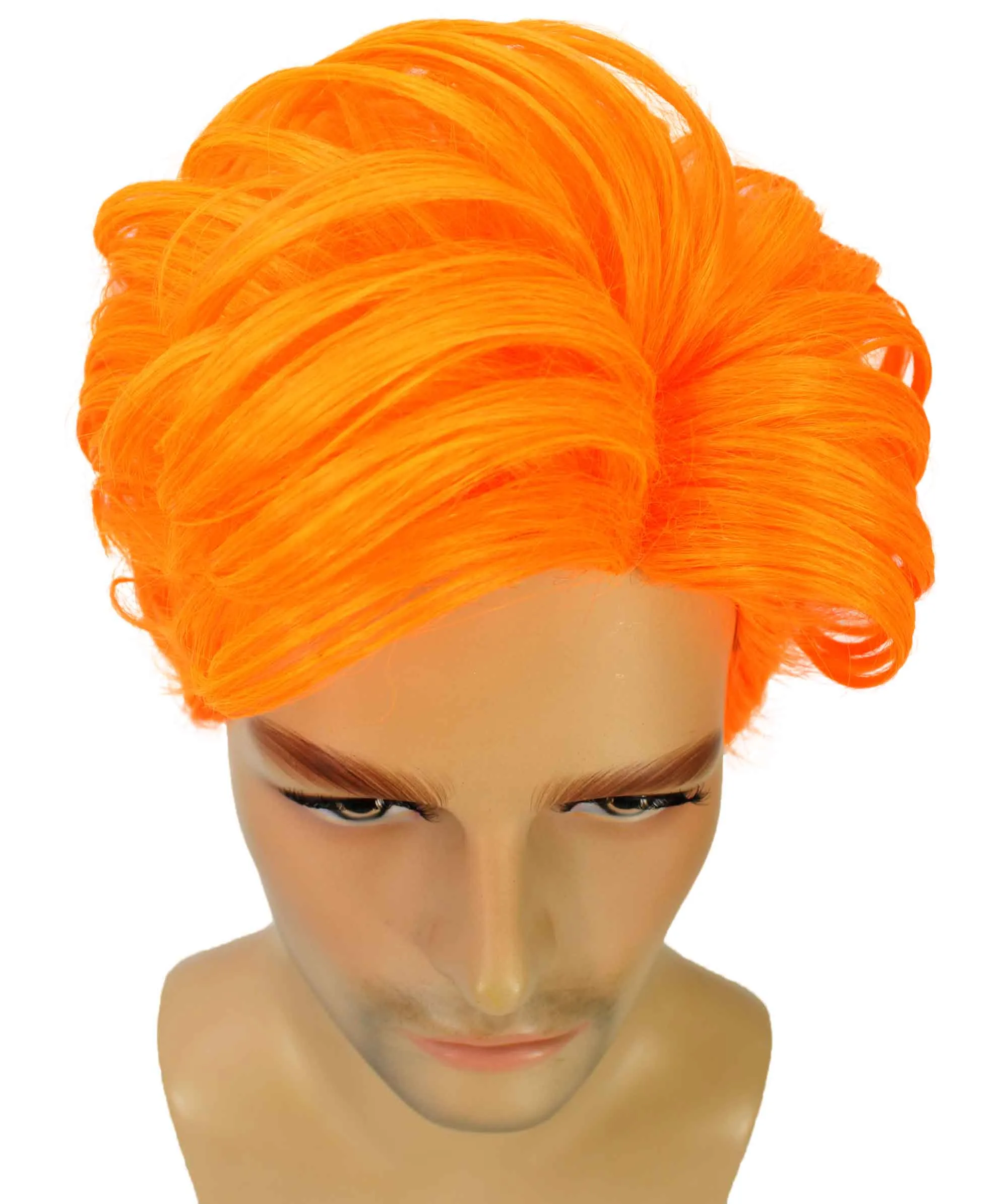 90's Rave Guy | Men's Short Gelled Middle Part | Halloween Wig | Multiple colors