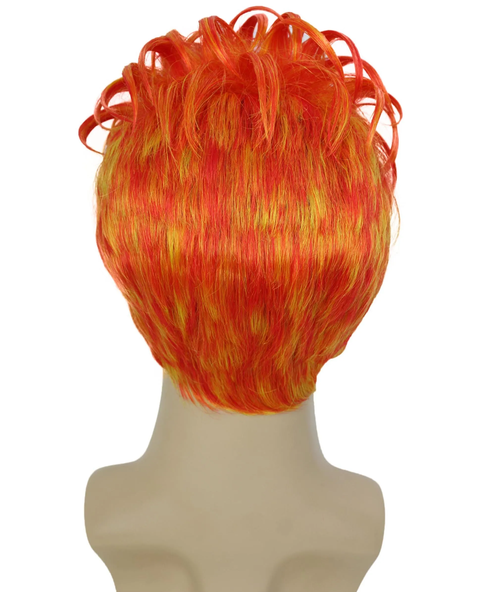 90's Rave Guy | Men's Short Gelled Middle Part | Halloween Wig | Multiple colors