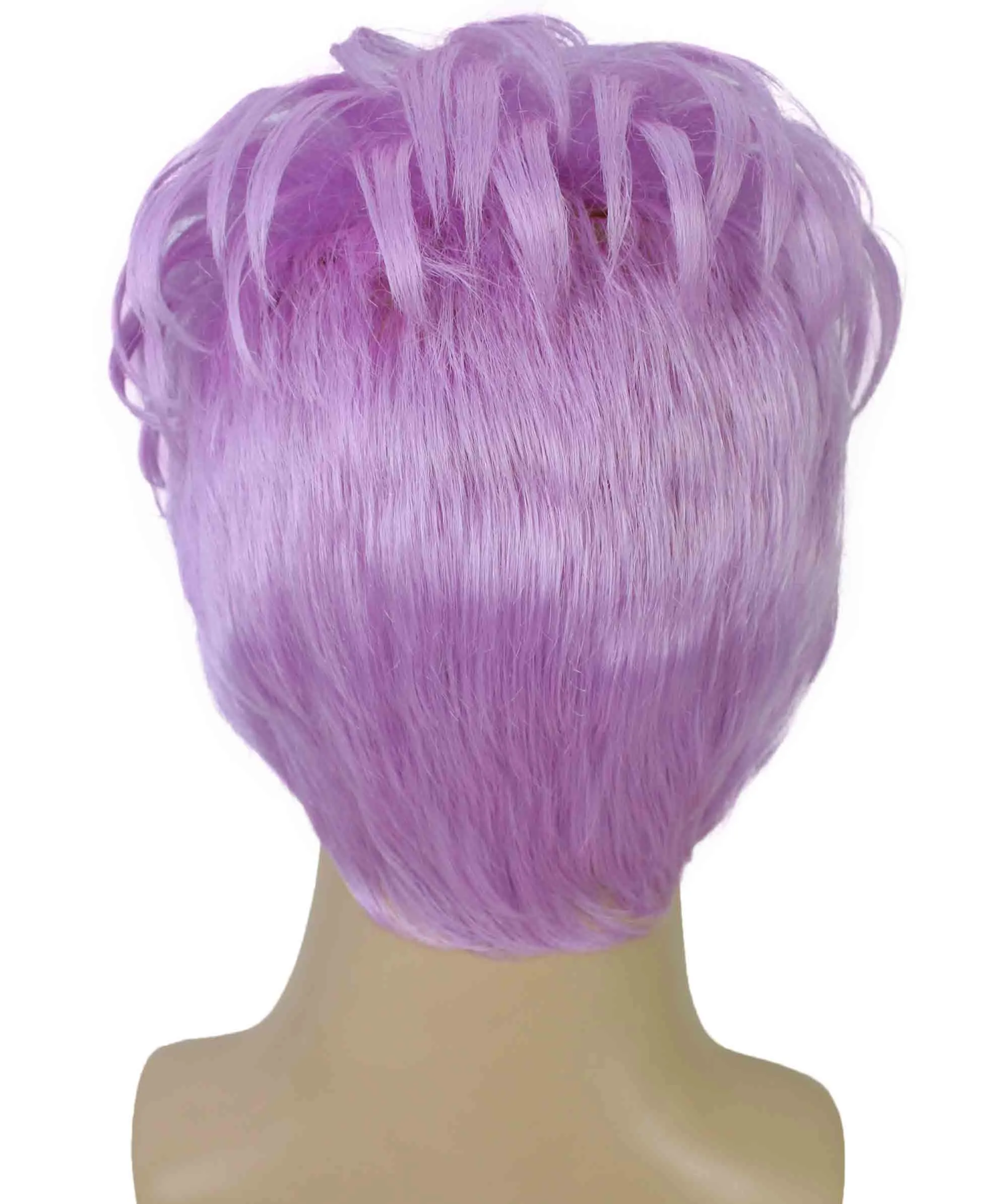 90's Rave Guy | Men's Short Gelled Middle Part | Halloween Wig | Multiple colors