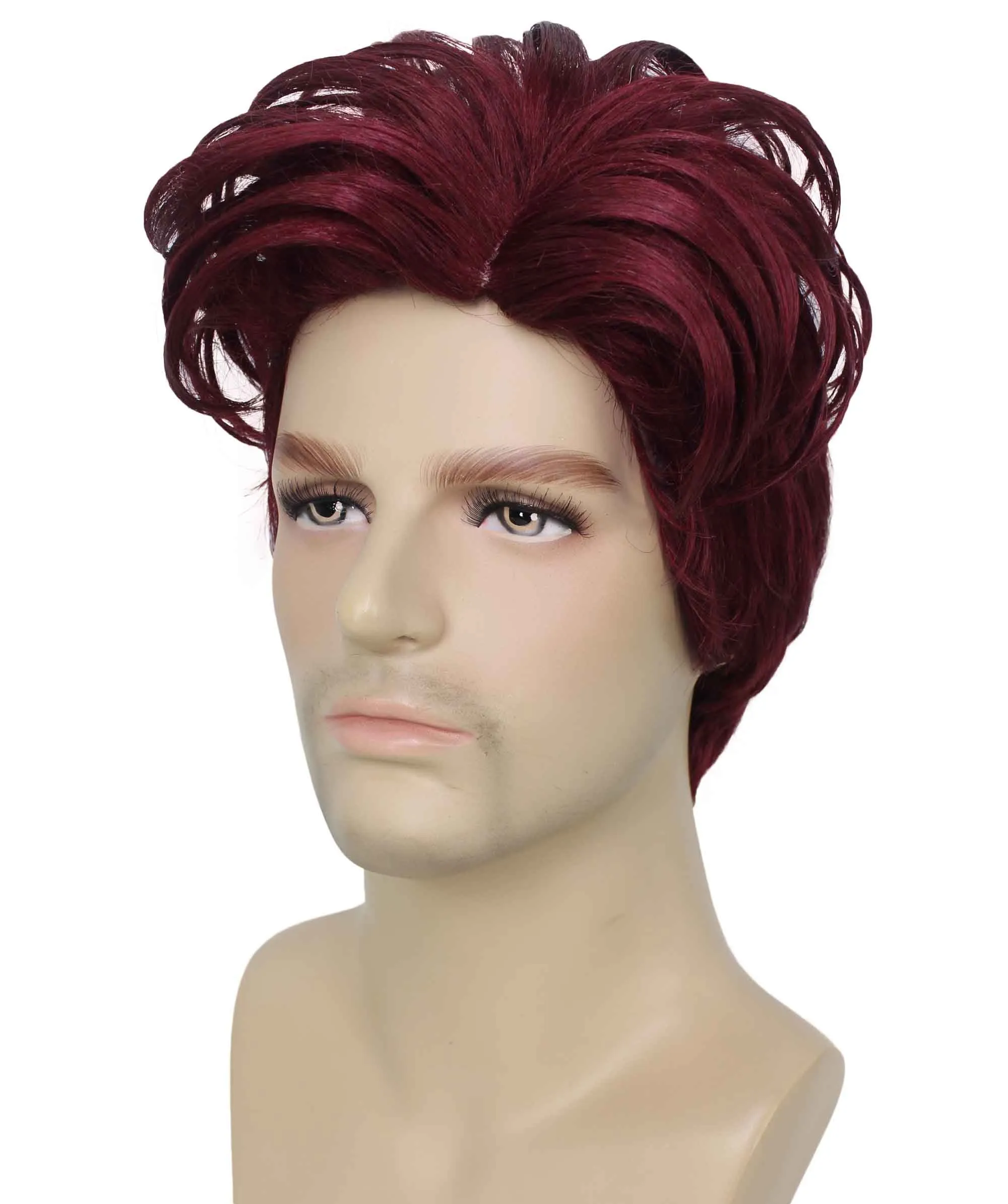 90's Rave Guy | Men's Short Gelled Middle Part | Halloween Wig | Multiple colors