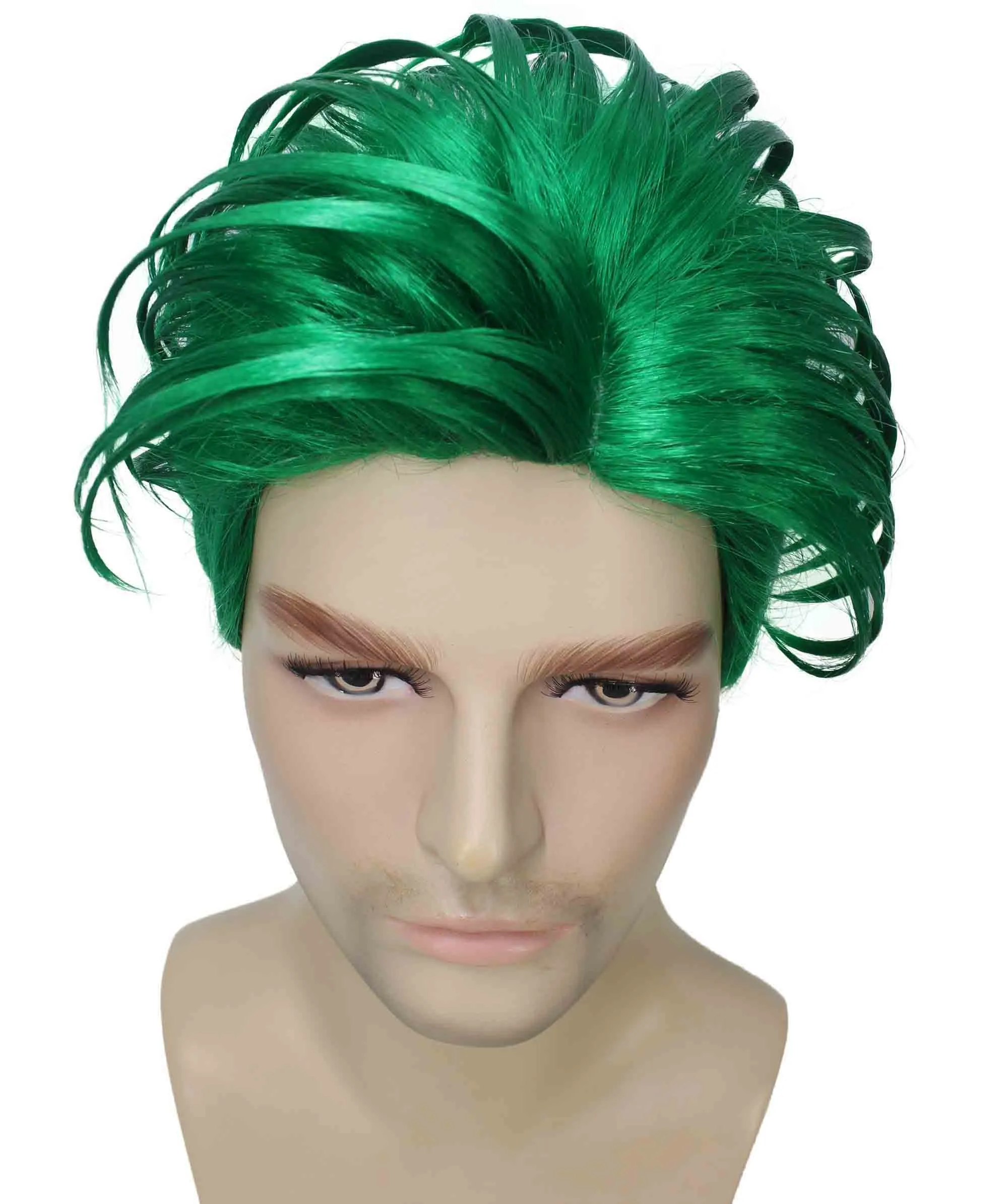 90's Rave Guy | Men's Short Gelled Middle Part | Halloween Wig | Multiple colors