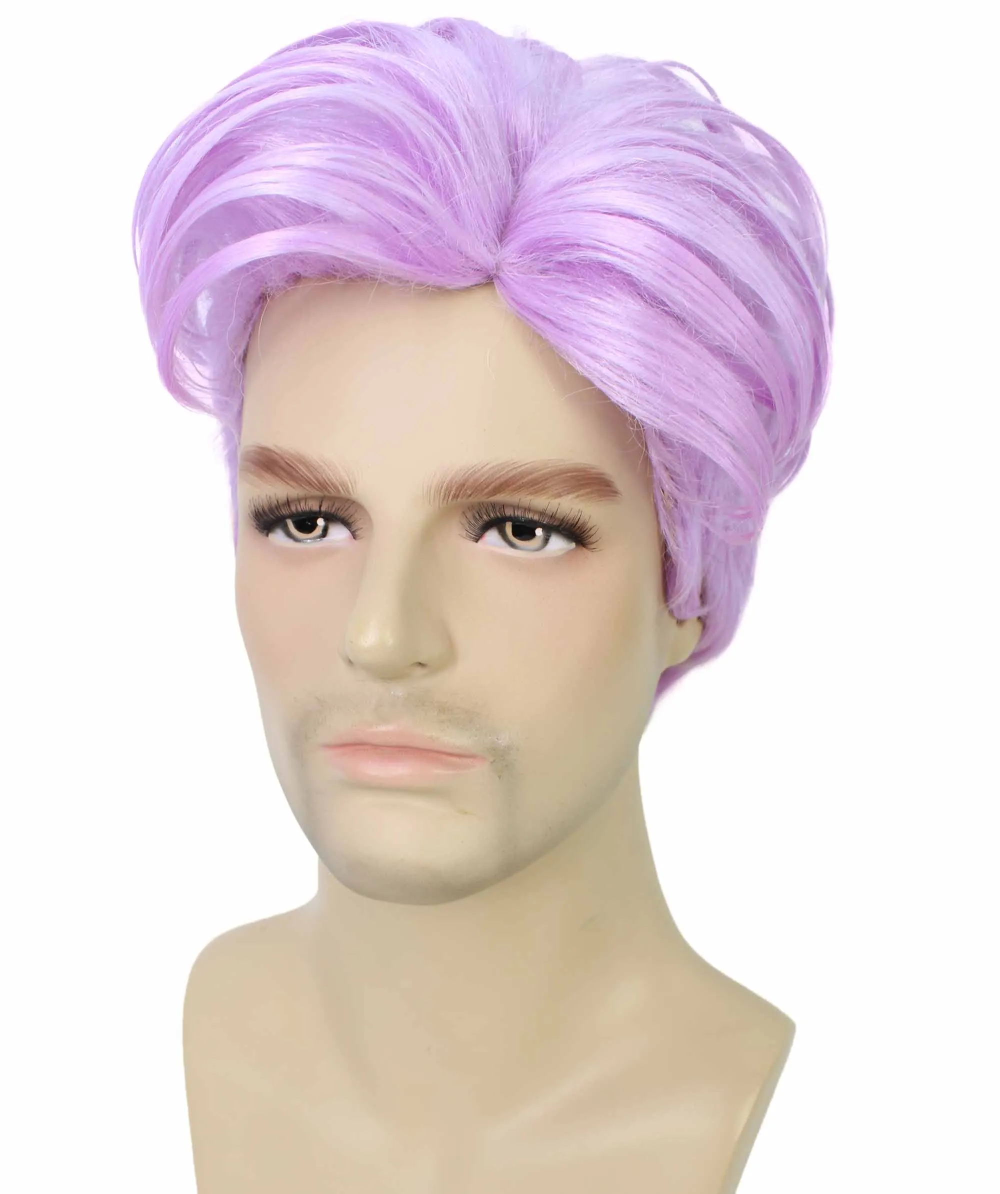 90's Rave Guy | Men's Short Gelled Middle Part | Halloween Wig | Multiple colors