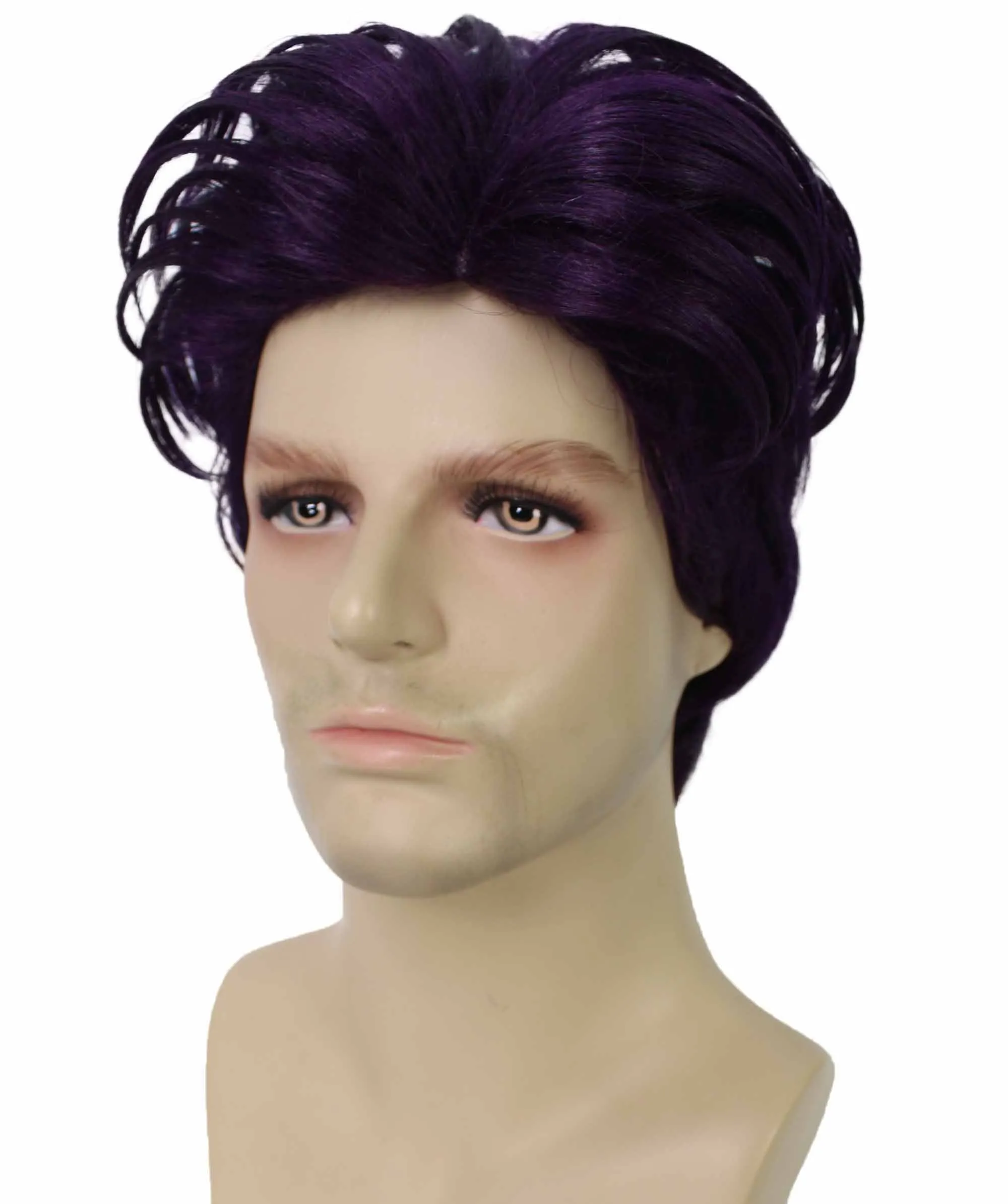 90's Rave Guy | Men's Short Gelled Middle Part | Halloween Wig | Multiple colors