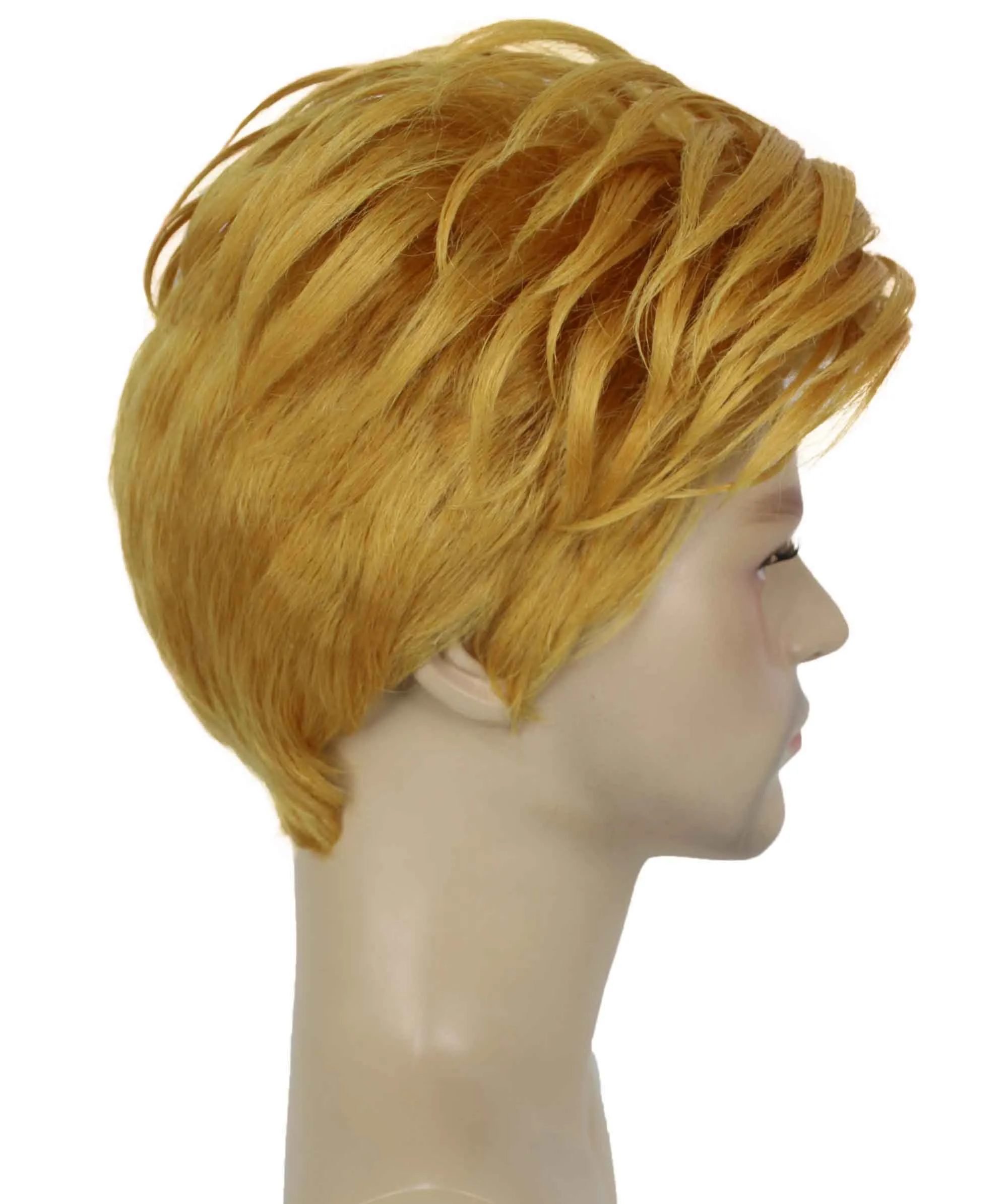 90's Rave Guy | Men's Short Gelled Middle Part | Halloween Wig | Multiple colors