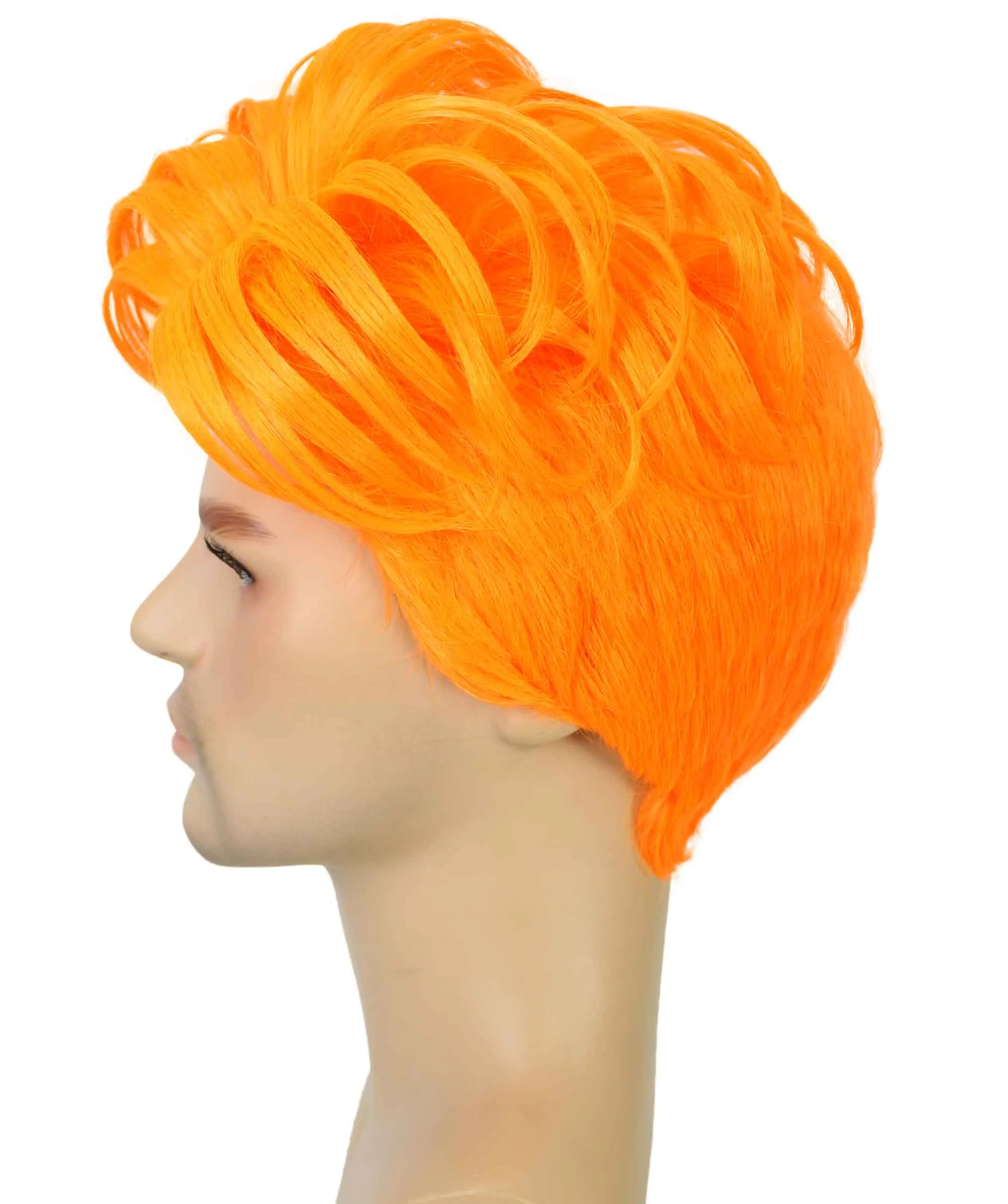 90's Rave Guy | Men's Short Gelled Middle Part | Halloween Wig | Multiple colors