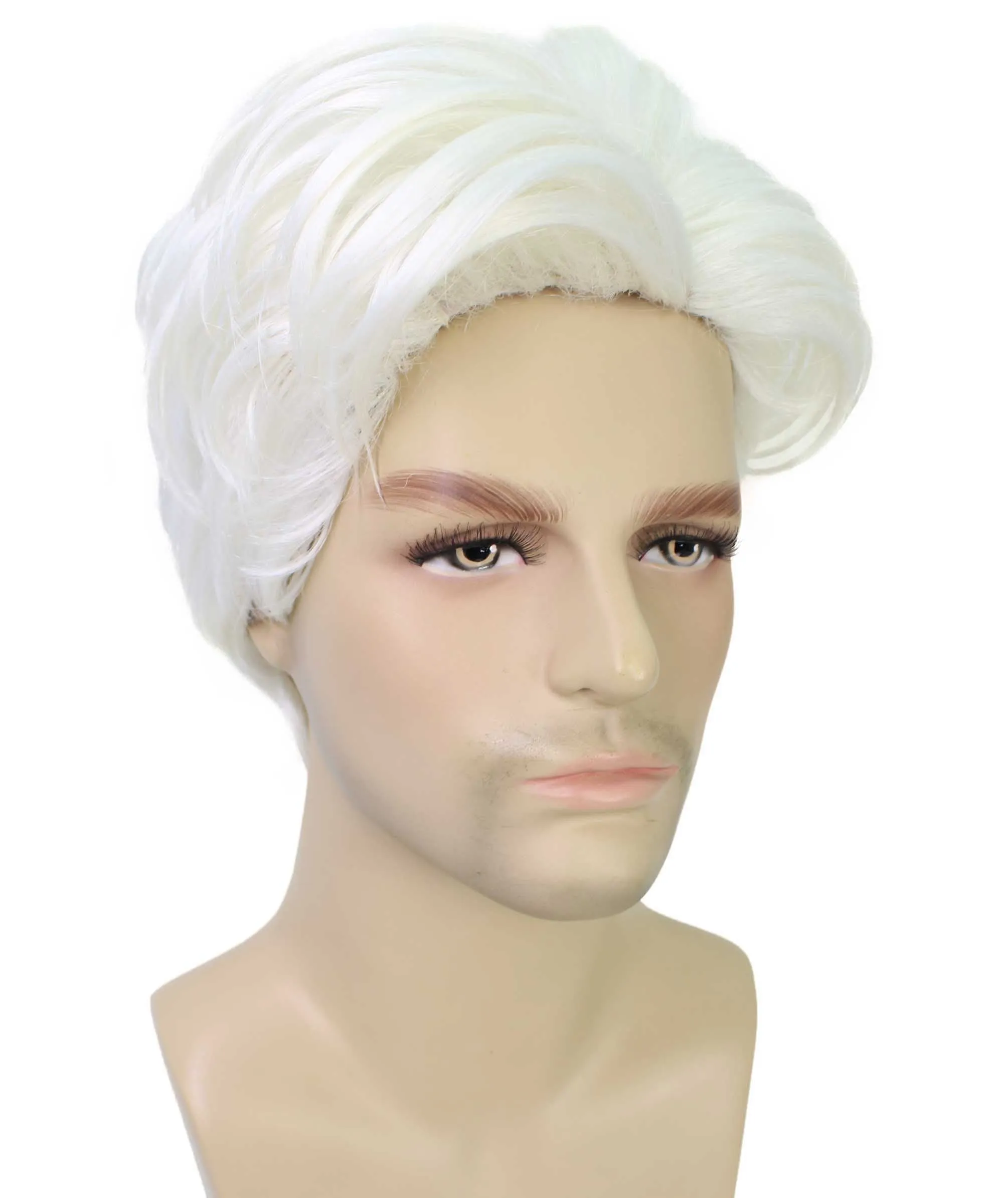 90's Rave Guy | Men's Short Gelled Middle Part | Halloween Wig | Multiple colors