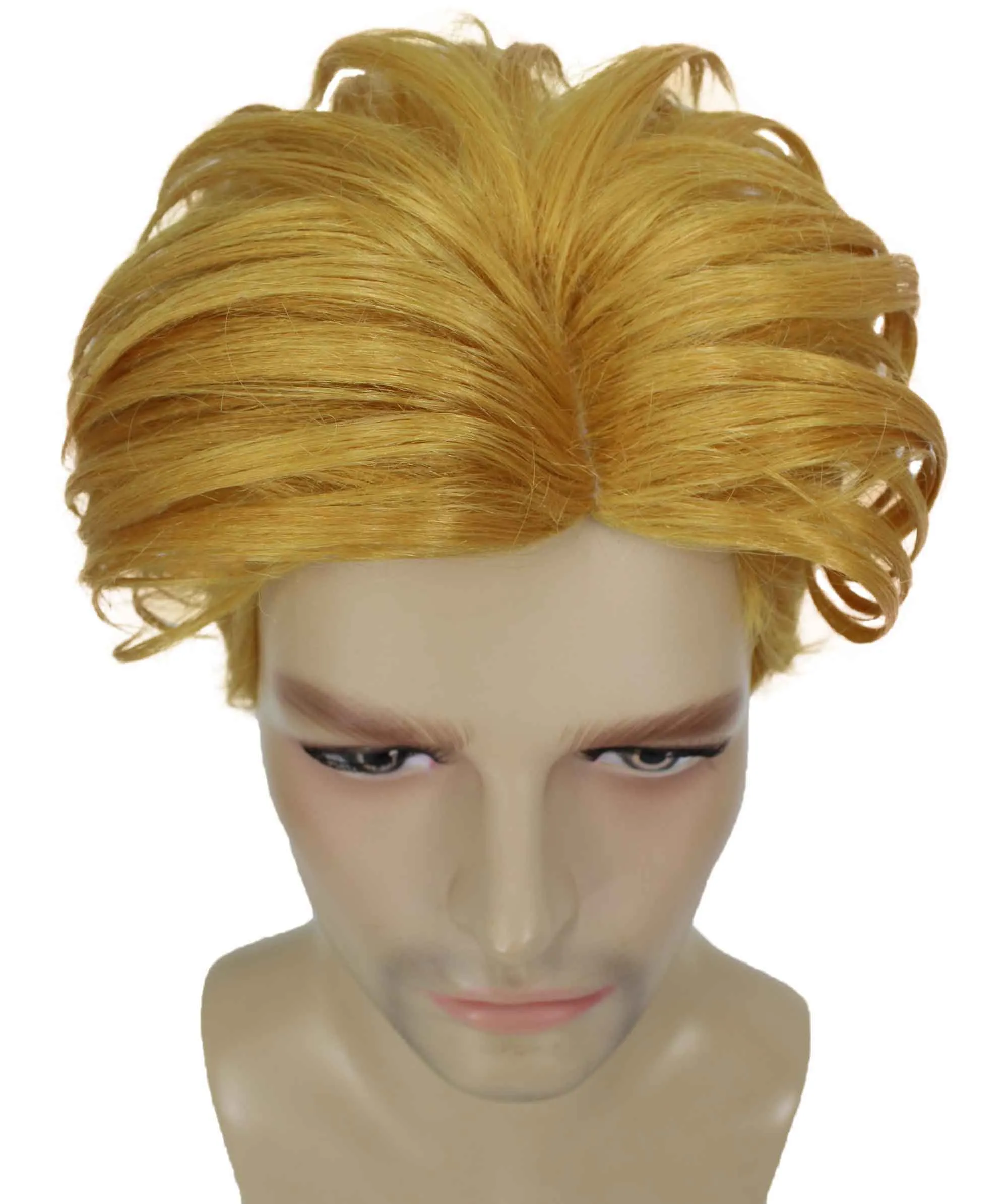 90's Rave Guy | Men's Short Gelled Middle Part | Halloween Wig | Multiple colors