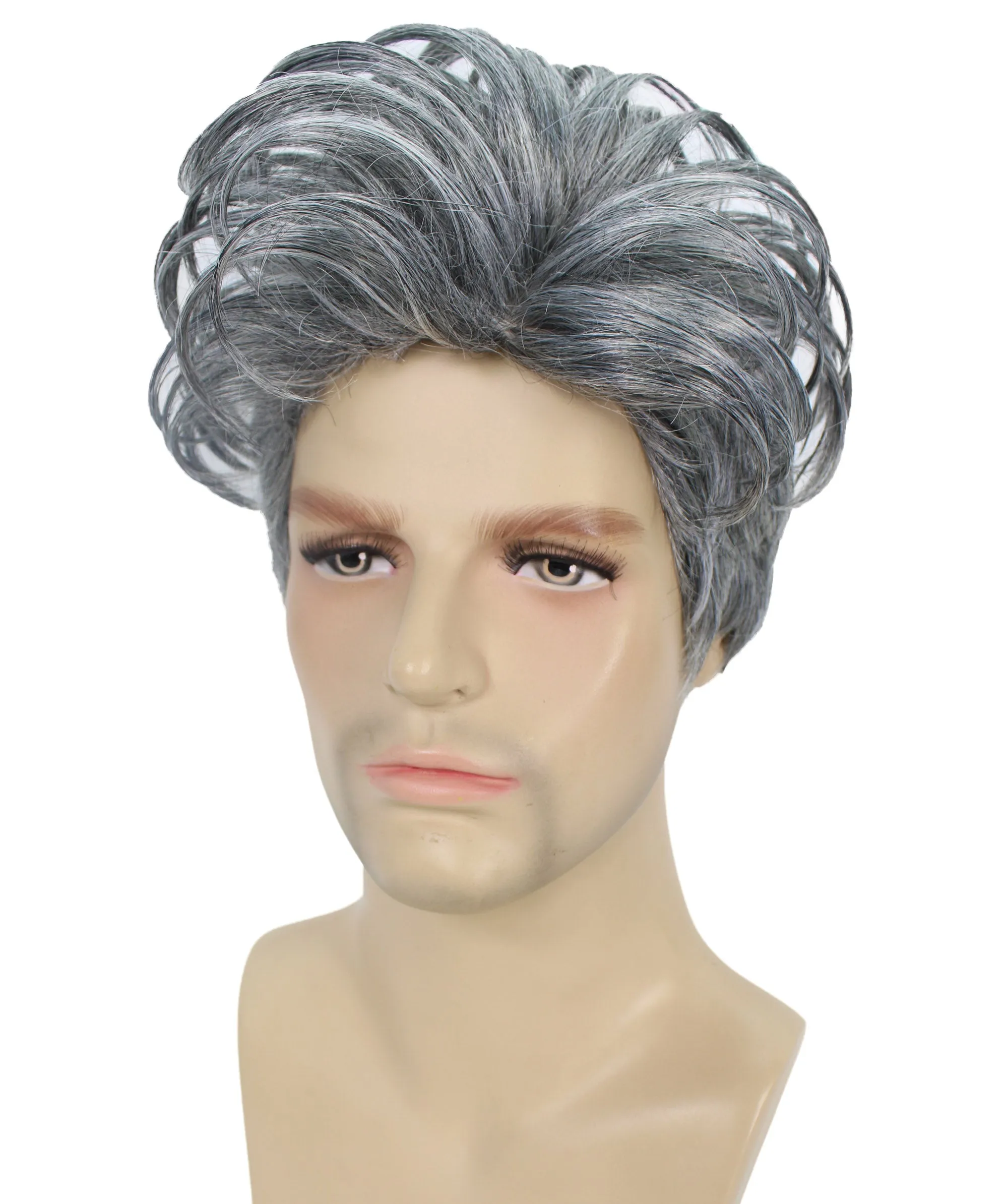 90's Rave Guy | Men's Short Gelled Middle Part | Halloween Wig | Multiple colors