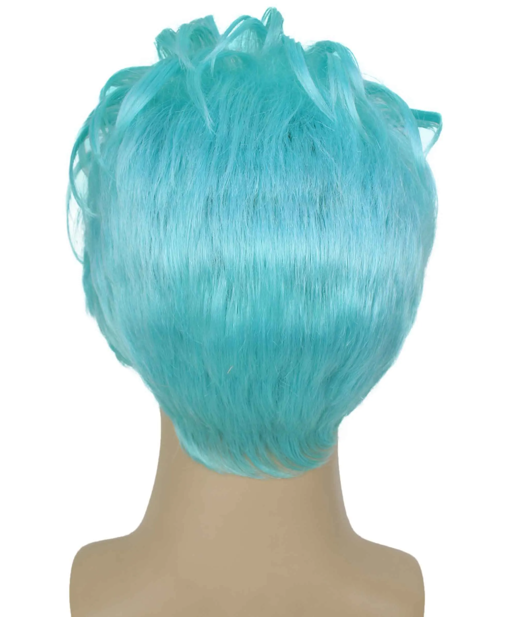 90's Rave Guy | Men's Short Gelled Middle Part | Halloween Wig | Multiple colors