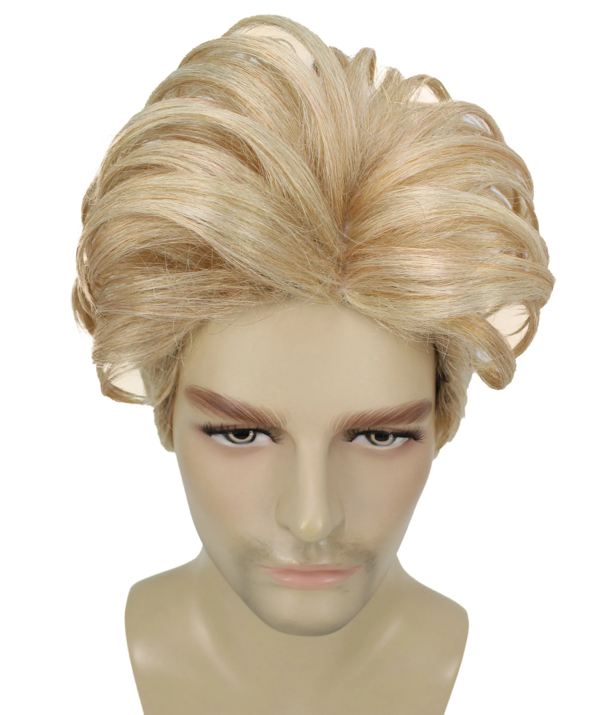 90's Rave Guy | Men's Short Gelled Middle Part | Halloween Wig | Multiple colors