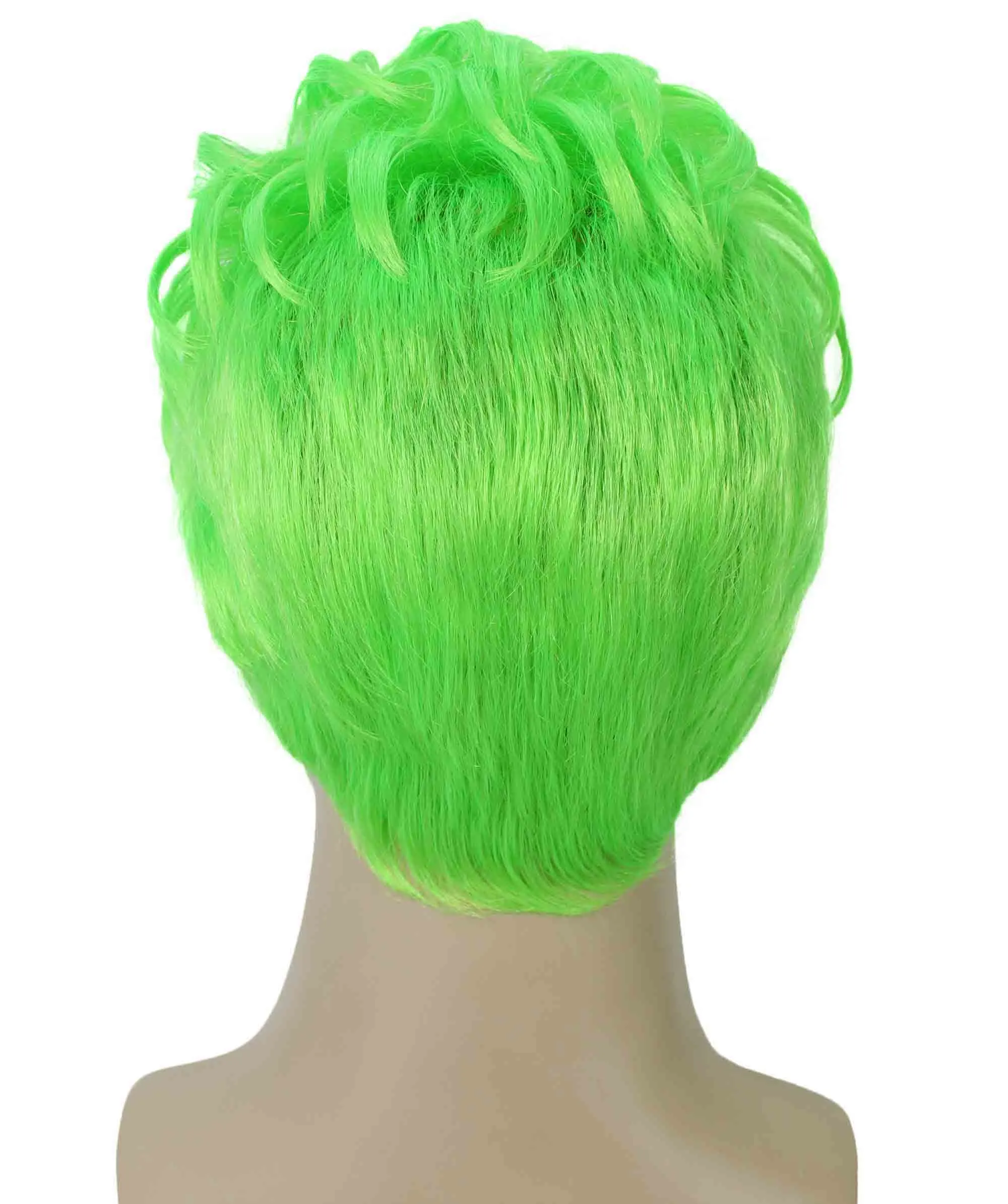 90's Rave Guy | Men's Short Gelled Middle Part | Halloween Wig | Multiple colors