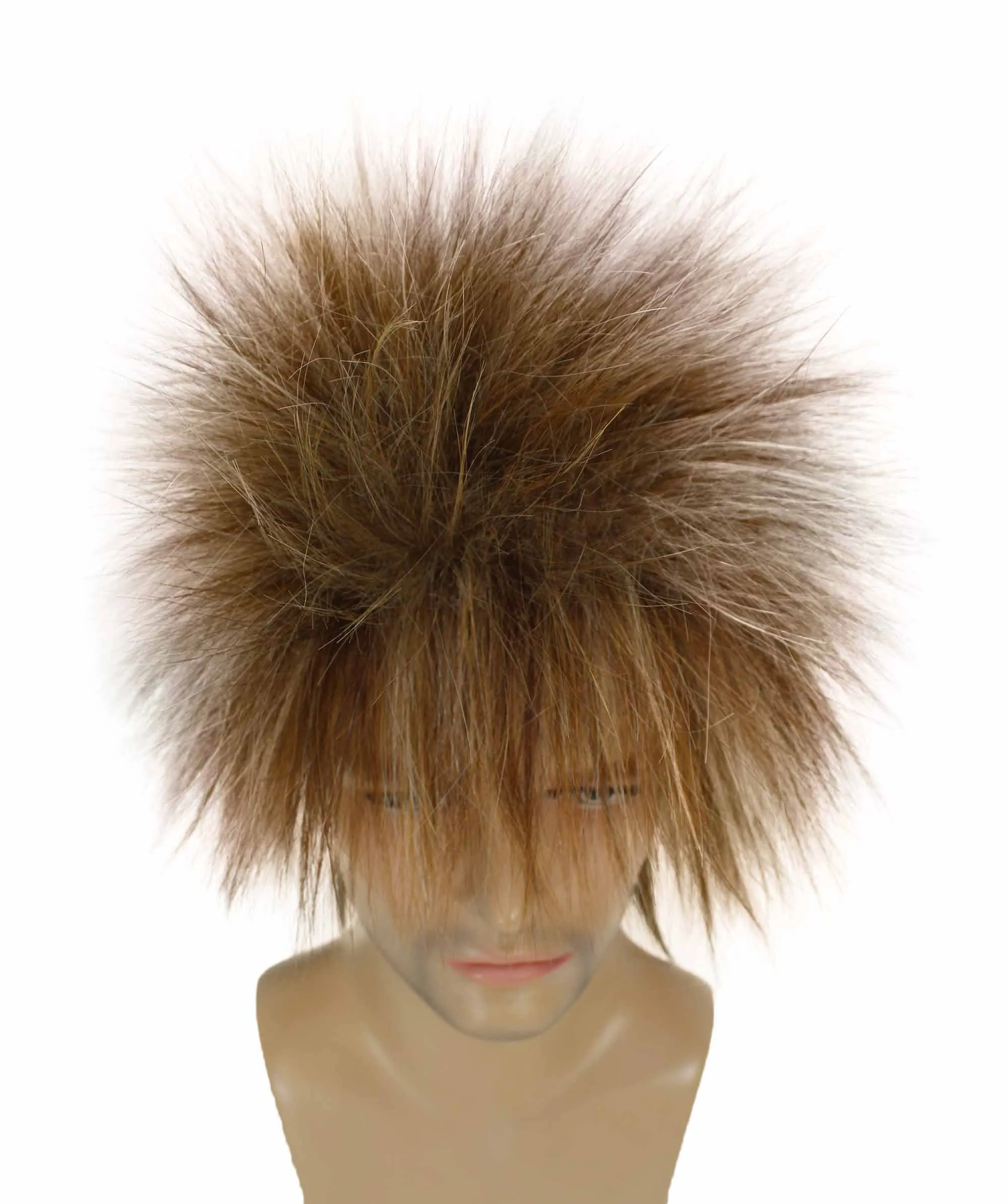 Adult Men's 80’s Rock Style Multi Color Options Wig, Synthetic Soft Fiber Hair, Perfect for your next Festival and Group Anime Party!