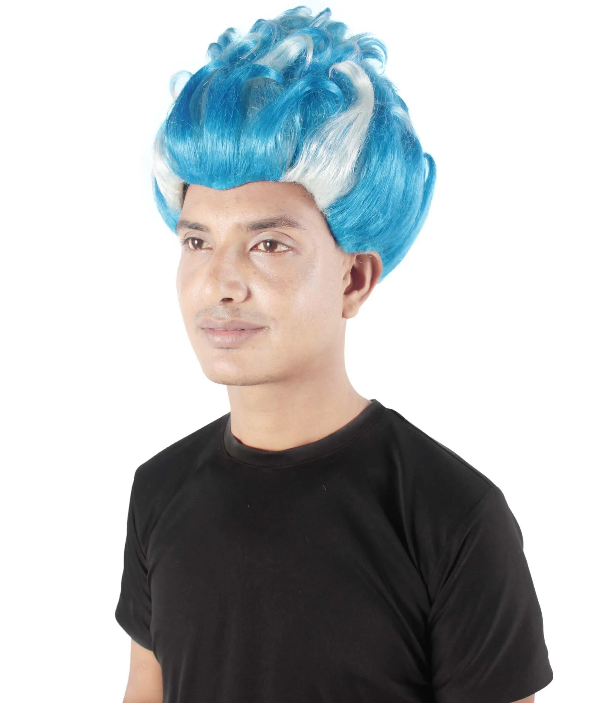 Adult Men's Superhero Halloween Doctor Wig | Multiple Color Options