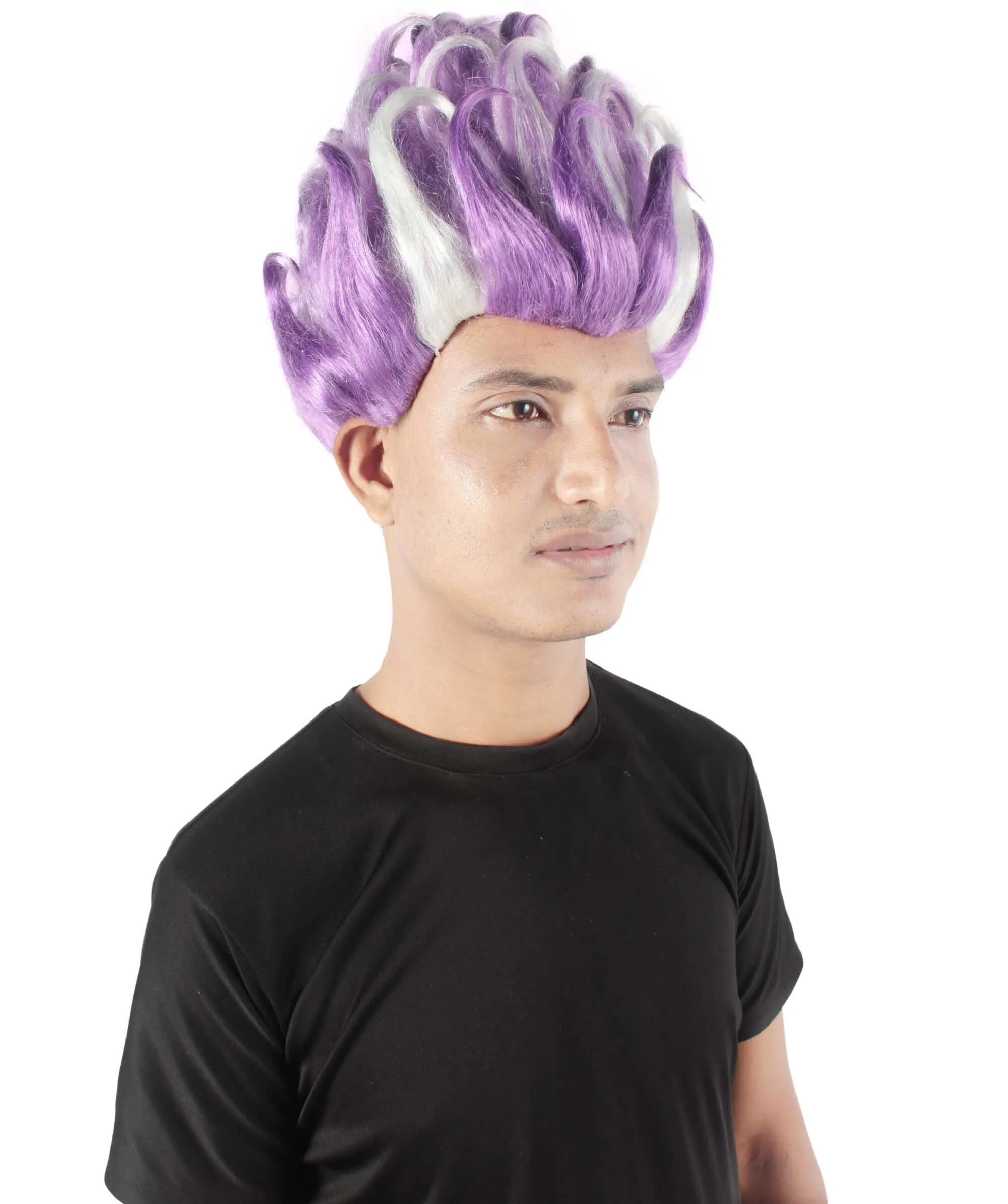 Adult Men's Superhero Halloween Doctor Wig | Multiple Color Options