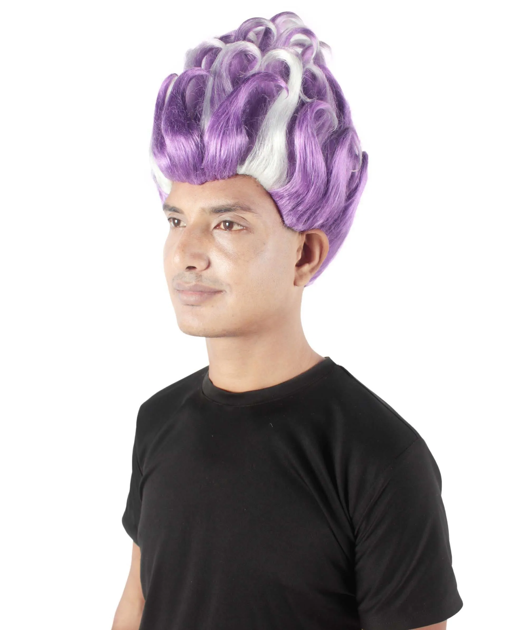 Adult Men's Superhero Halloween Doctor Wig | Multiple Color Options