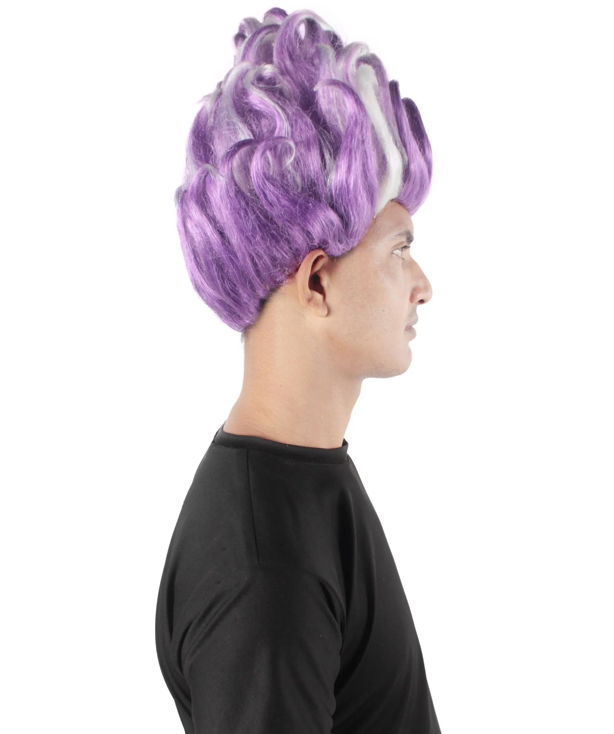 Adult Men's Superhero Halloween Doctor Wig | Multiple Color Options