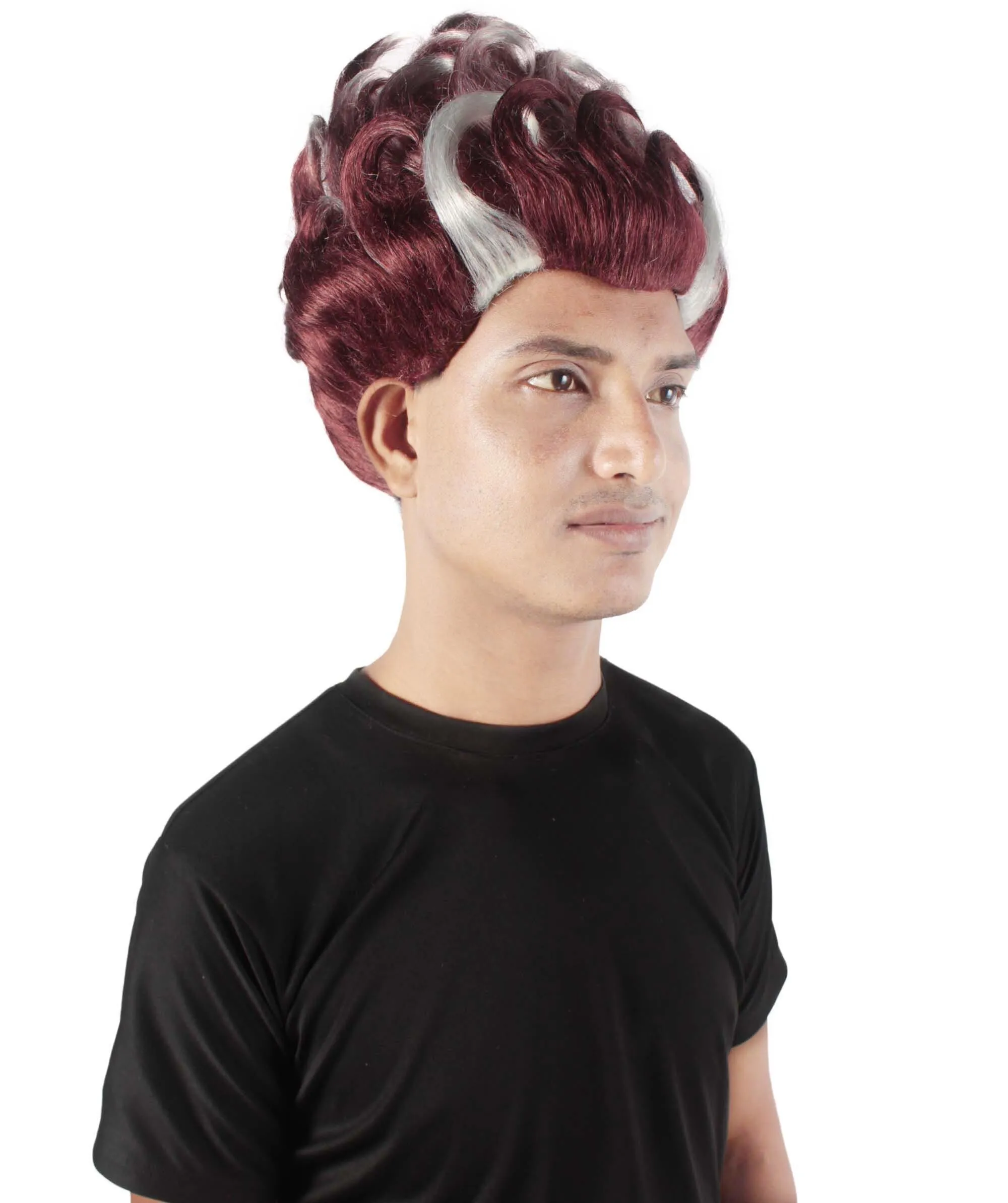 Adult Men's Superhero Halloween Doctor Wig | Multiple Color Options