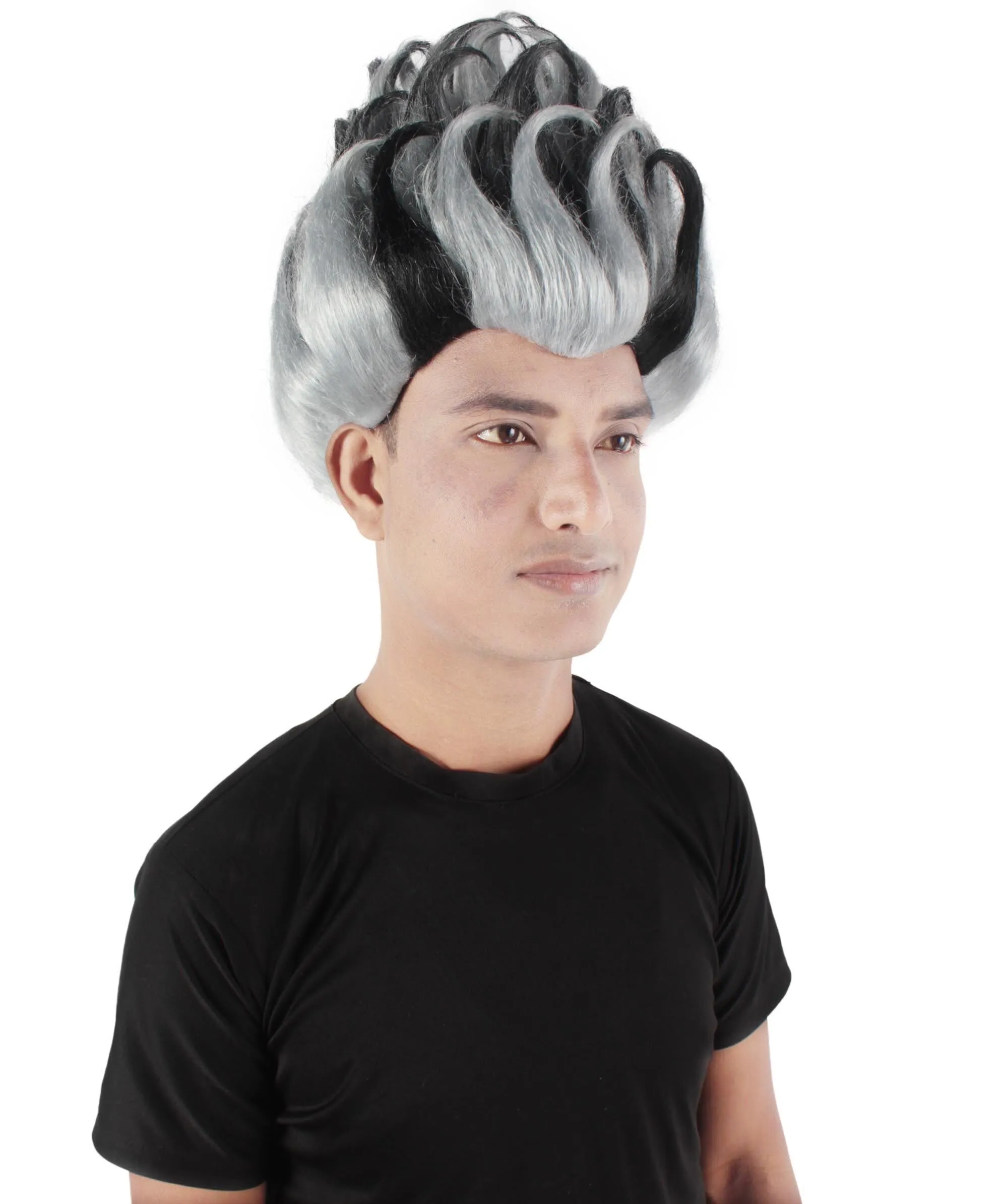 Adult Men's Superhero Halloween Doctor Wig | Multiple Color Options