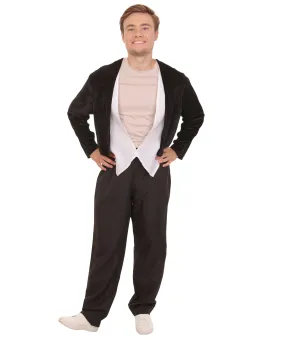 Adult Men's Zombie Costume | Black & White Halloween Costume