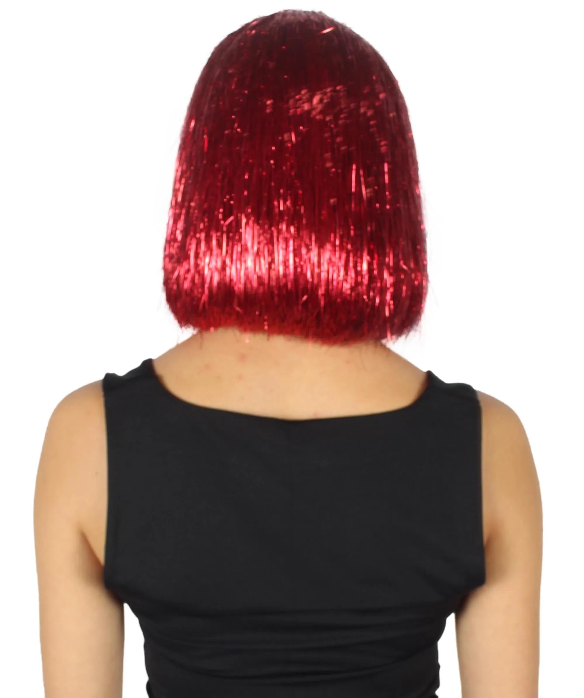 Adult Women Tinsel Bob Wig Collection, Multiple Color Options.