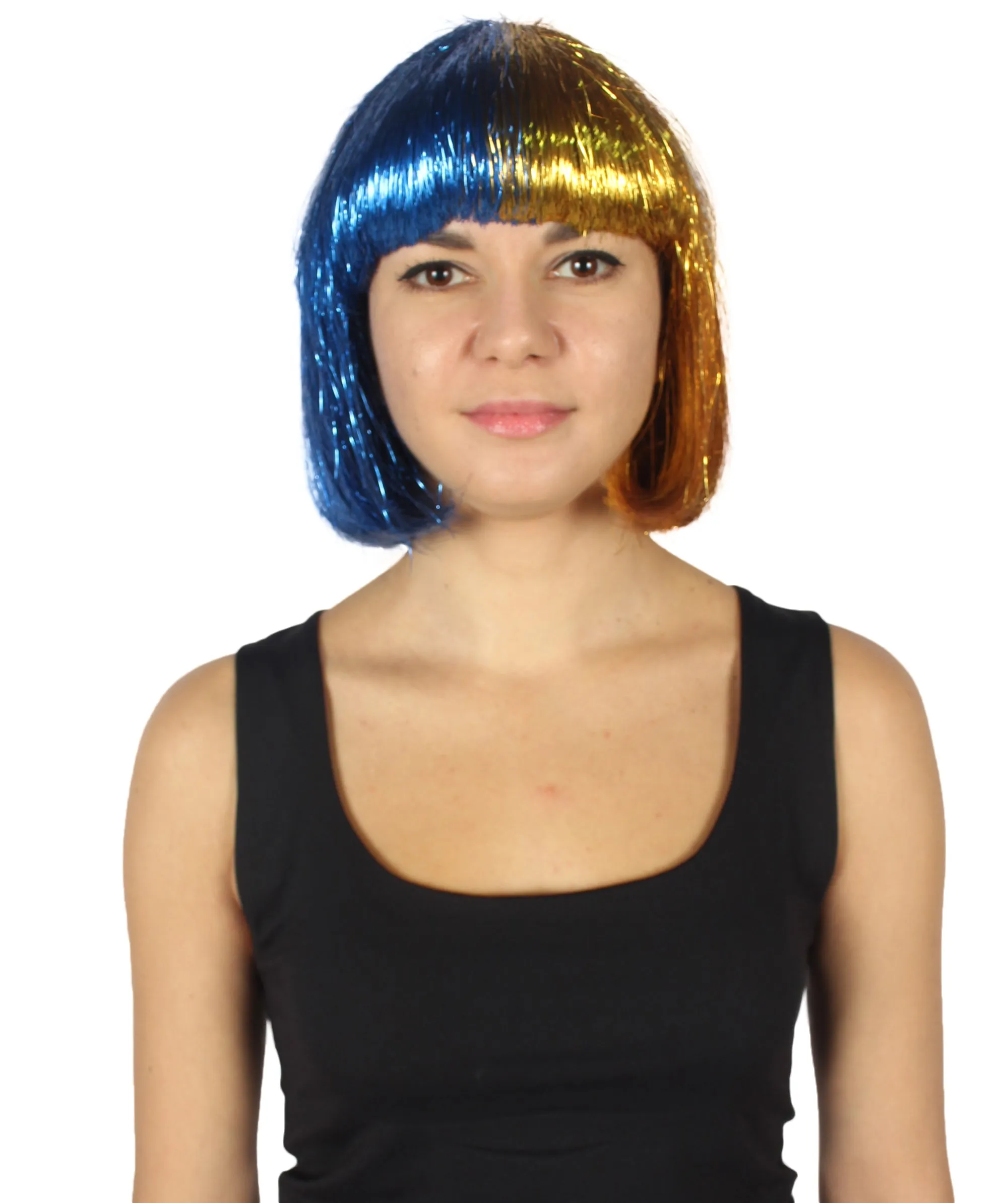 Adult Women Tinsel Bob Wig Collection, Multiple Color Options.