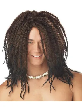 Beach Bum Deadlock Wig for Adults