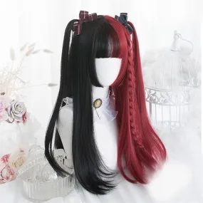 Black & Red Wig