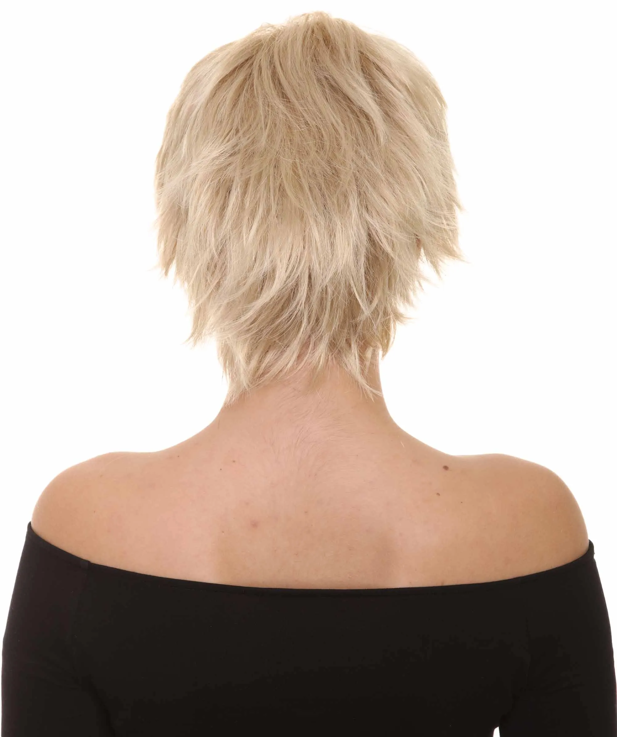 Blonde Short Womens Wig | Natural Looking Halloween Wig | Premium Breathable Capless Cap