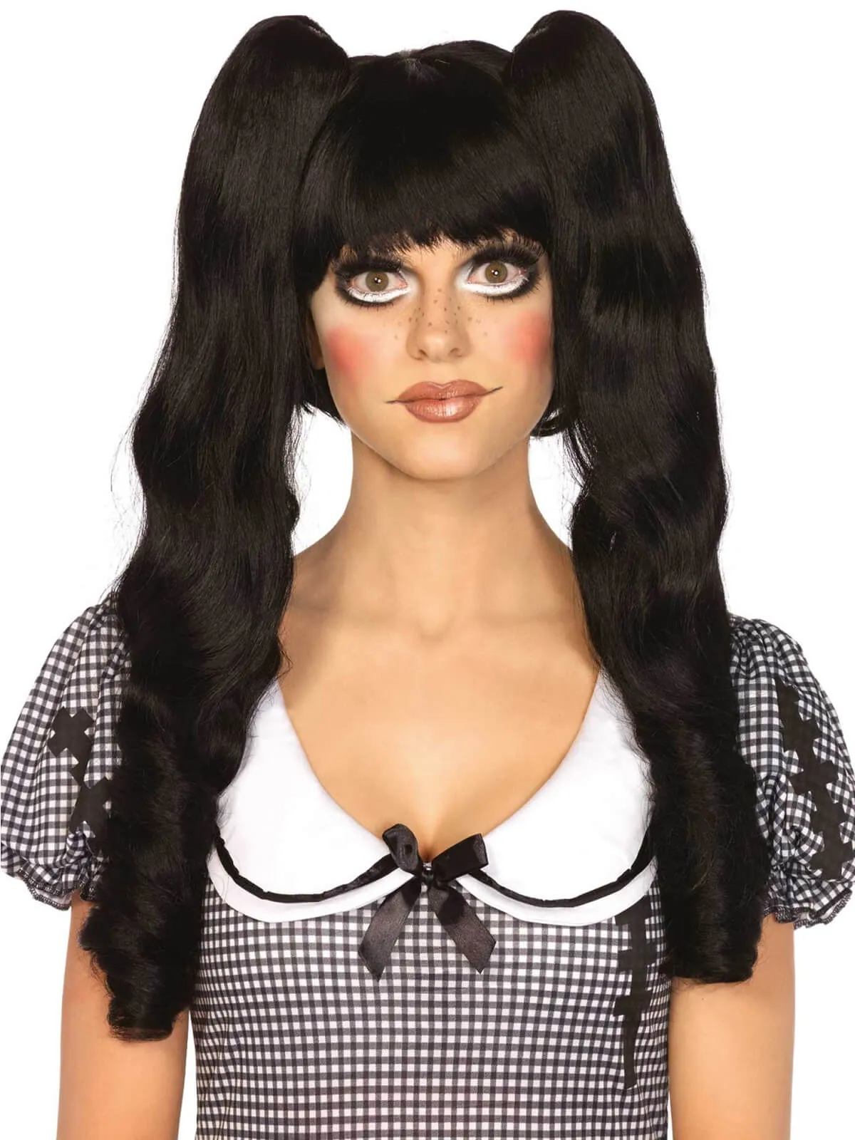 Dolly bob wig with clips - Black