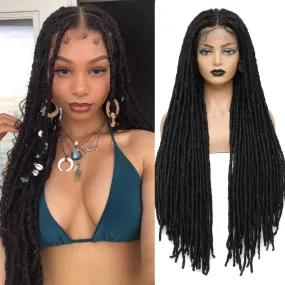 Faux Locs Lace Front Wig